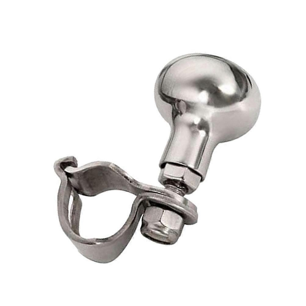 Steering Accessories Stainless Steel Assistive Ball Vehicle Steering Marine Use Round Shape 6.50X3.50X3.50cm Quicker Turning Response 1Pcs