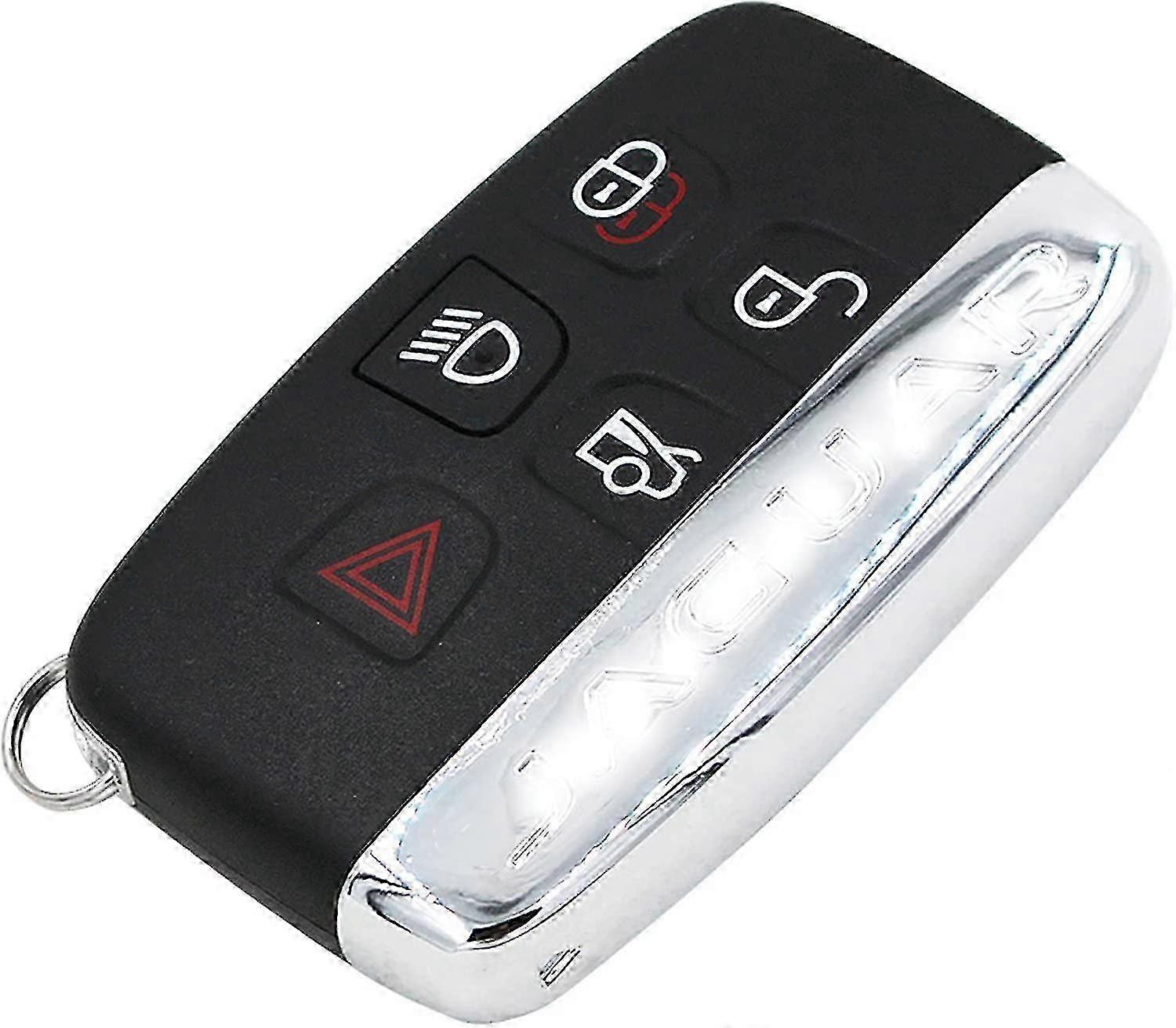 Car Key Shell Case Replacement for Jaguar Xe Xf Xj Xk 5 Button Remote