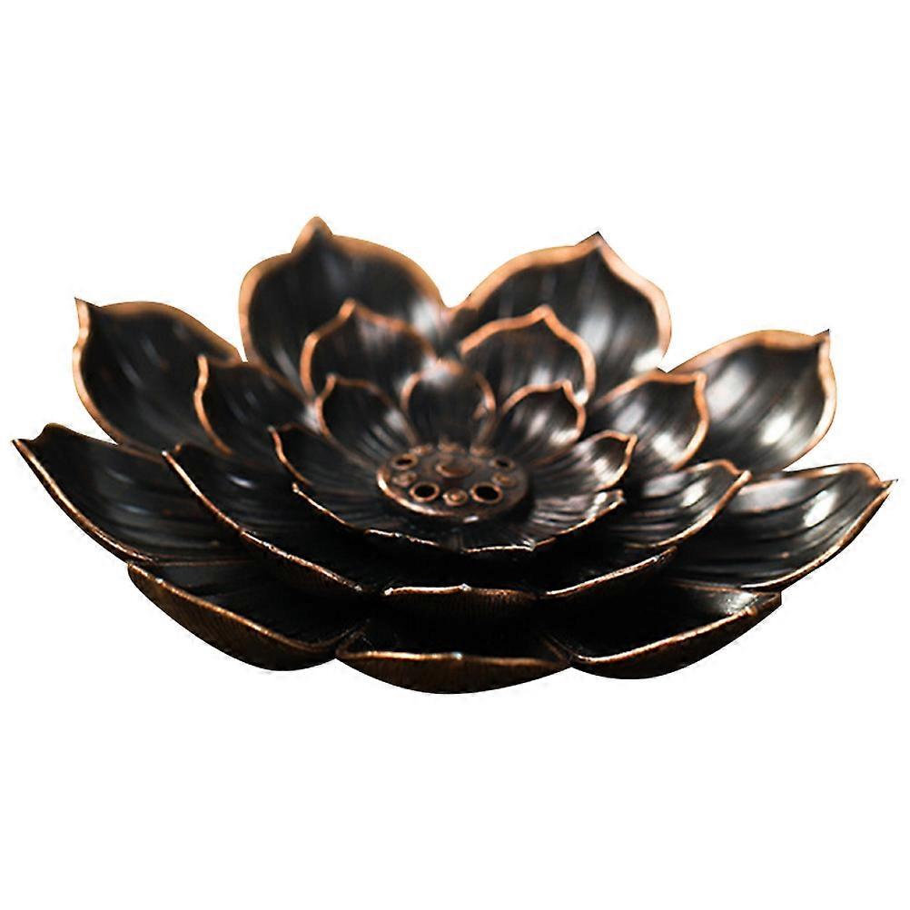 Lotus Flower Burner Metal Incense Insertion Relaxing Assorted Color 1Pcs