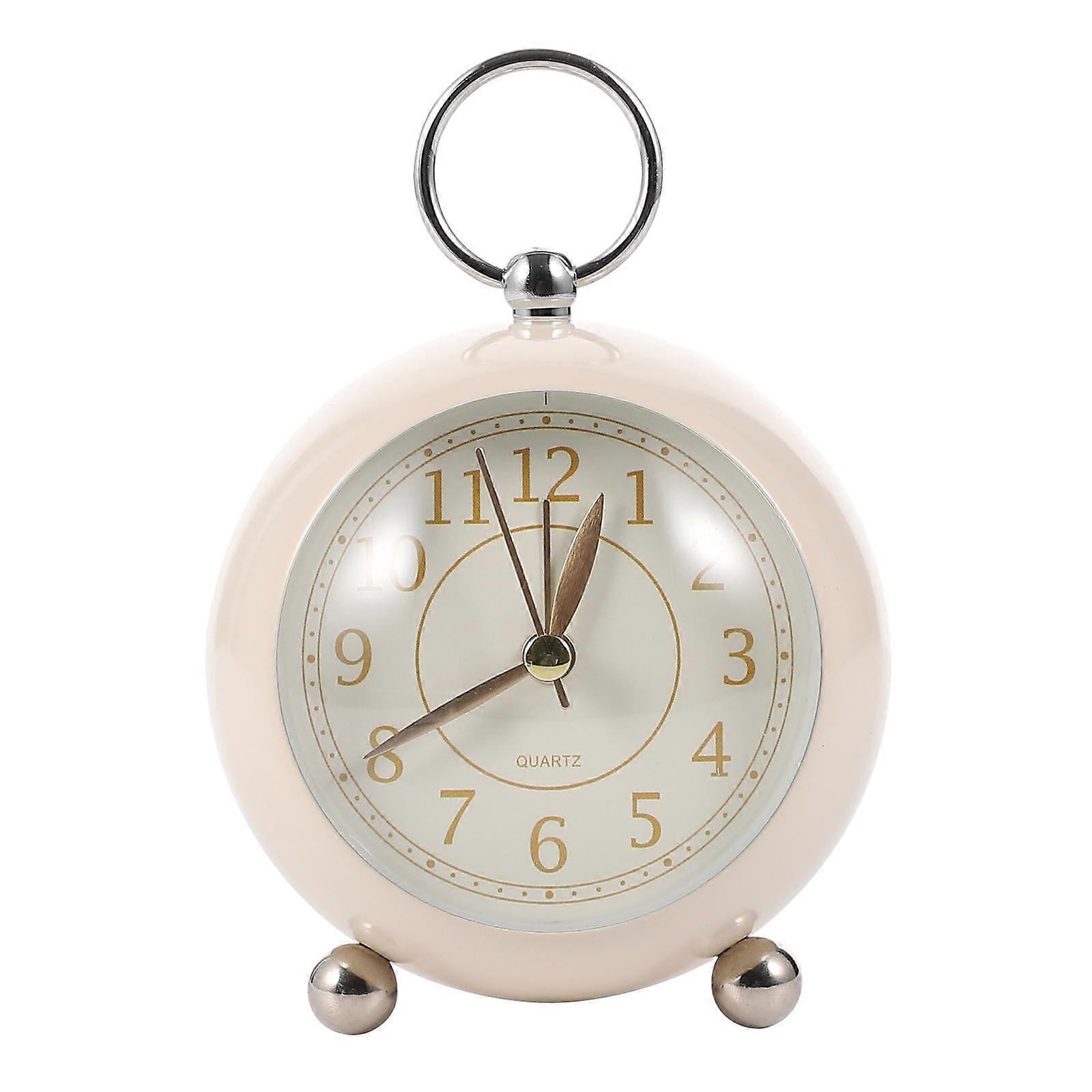 Alarm Clock with Light for Household and Office Use 12.5x8.5cm Time Display and Night Light 1Set