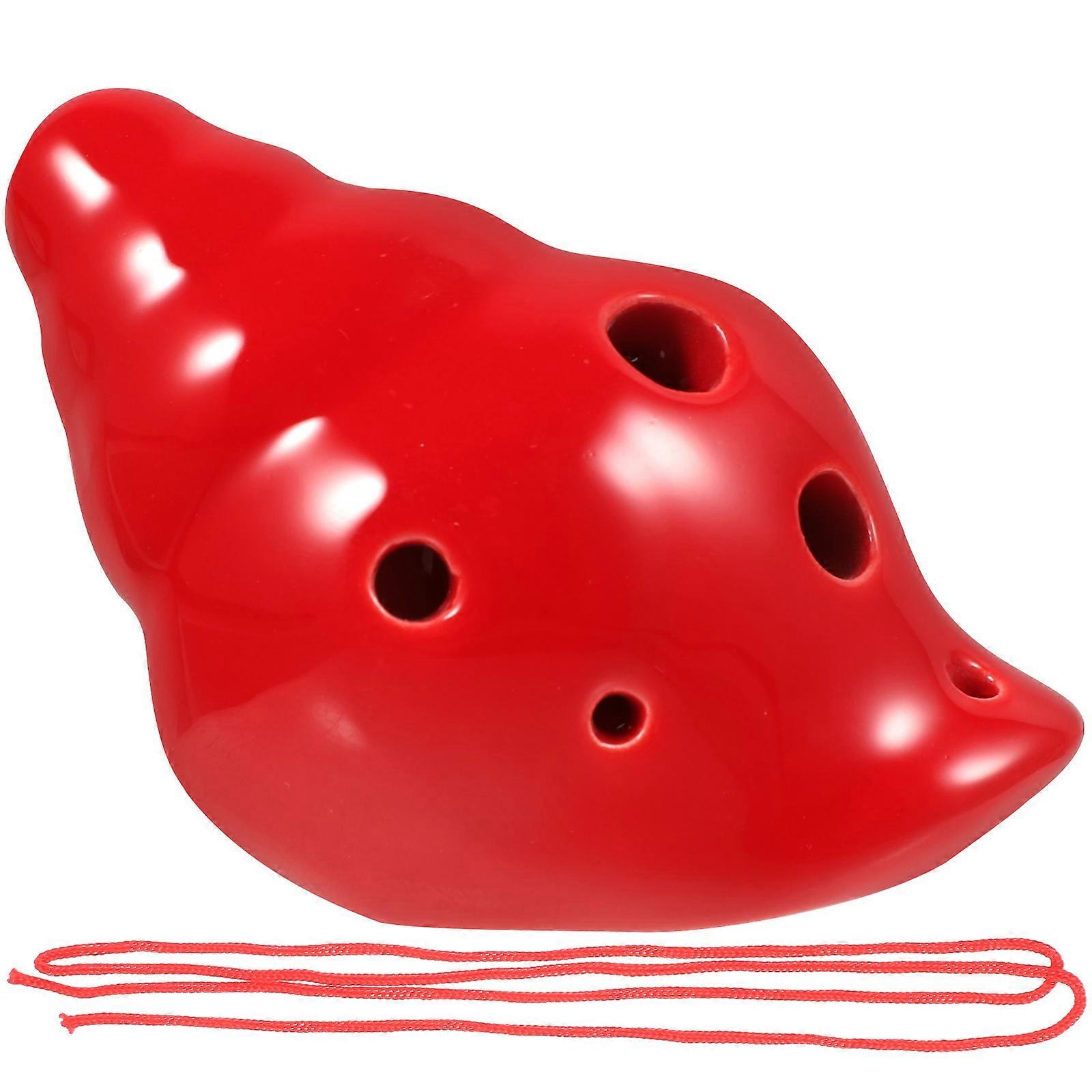 Decorative Conch Shape Ocarina 6 hole Ocarina Instrument Durable Ceramic Ocarina Instrument