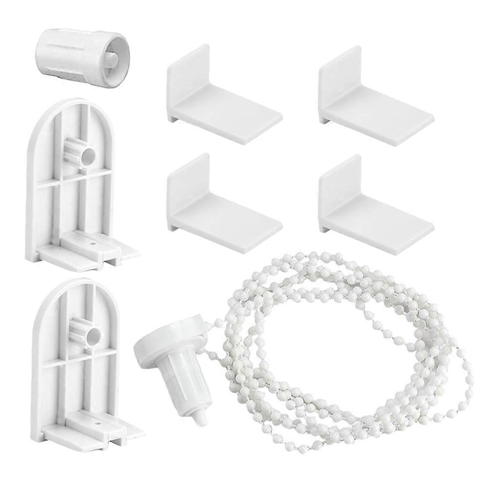 White POM Roller Blind Fittings Kit for Vertical Blinds Easy to Install and Use 1 Set