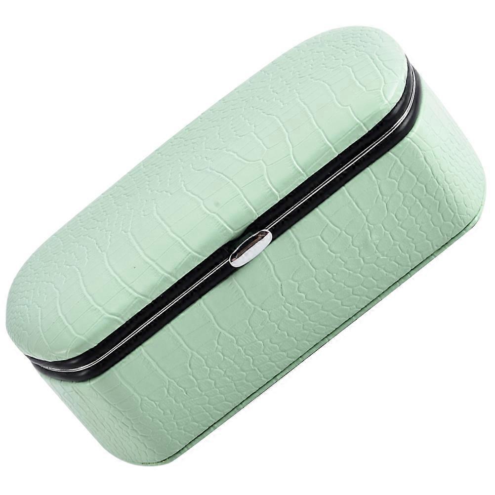 Small Earring Box Rectangular Shape PU 5.6×3.5×2in Damage Prevention For Home Decor