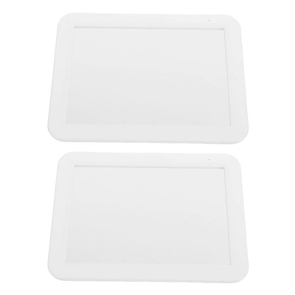 2pcs Magnetic Locker Mirror Rectangular Makeup Mirror for Lockers Household Magnet Vanity Mirror