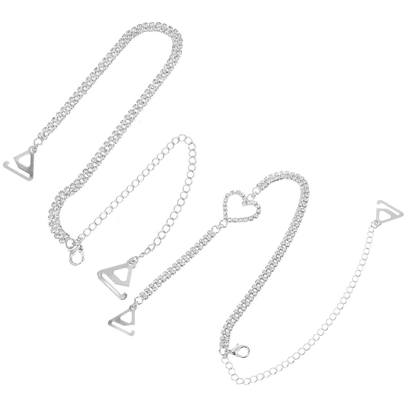1 Pair Bra Straps for Tops Dresses with Bling Replacement Shoulder Straps