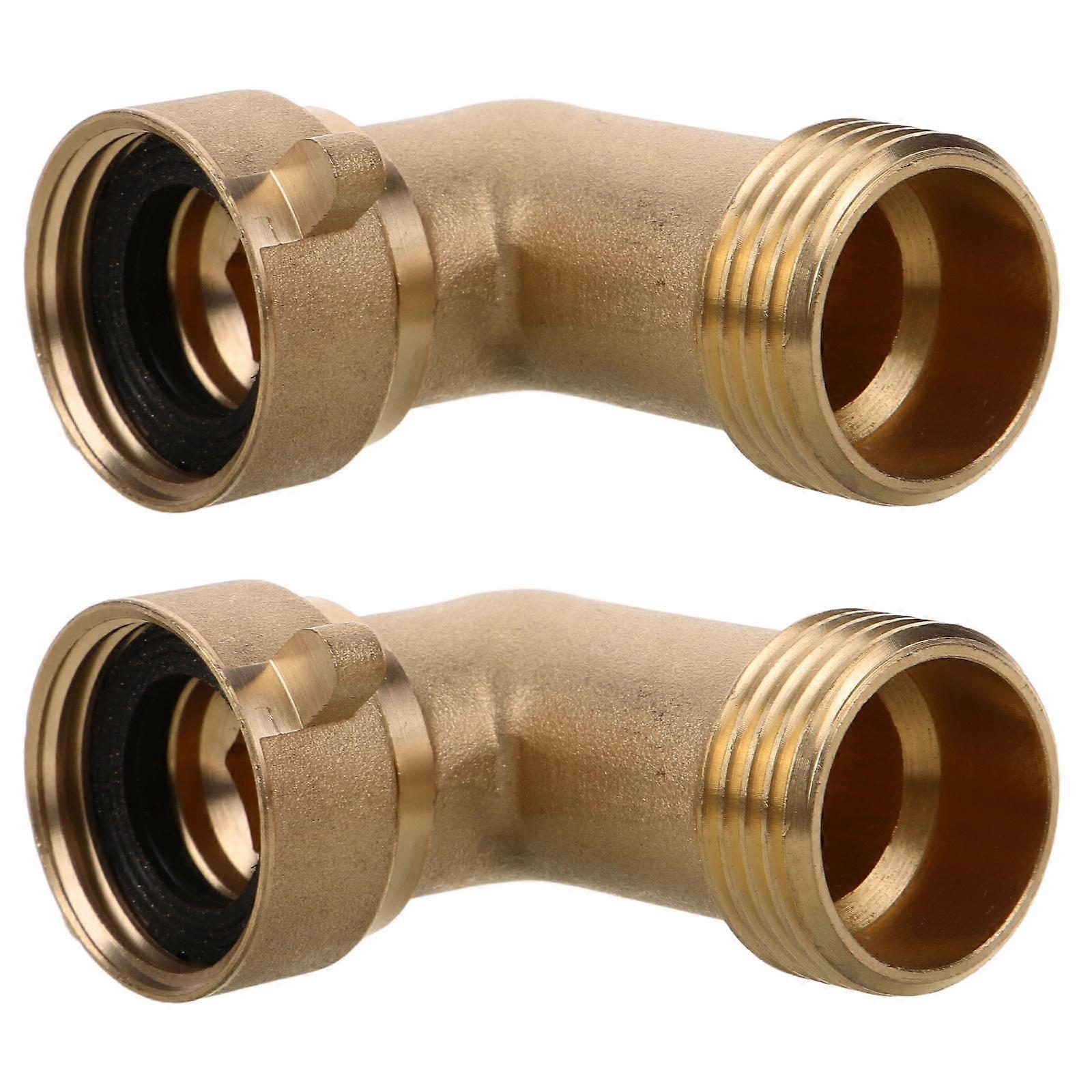 Durable Brass Faucet to Hose Connector Adapter Locking Fit for Garden Hoses – Easy Installation Ensures Reliable Water Flow & Leak Prevention