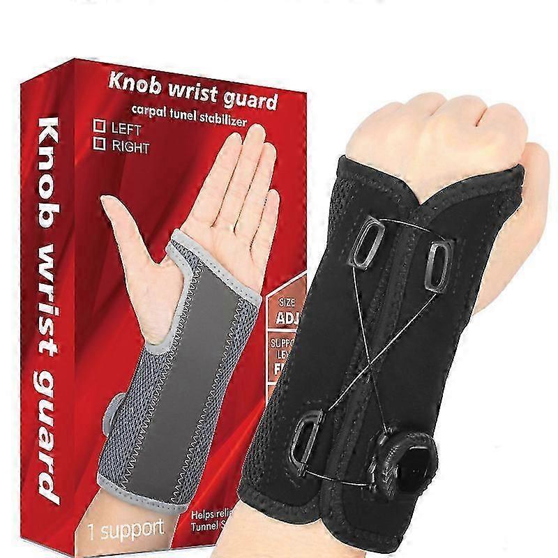 Spor ayracı bilek desteği Alüminyum desteği hem erkekler hem de kadınlar için ayarlanabilir topuz bilek desteği