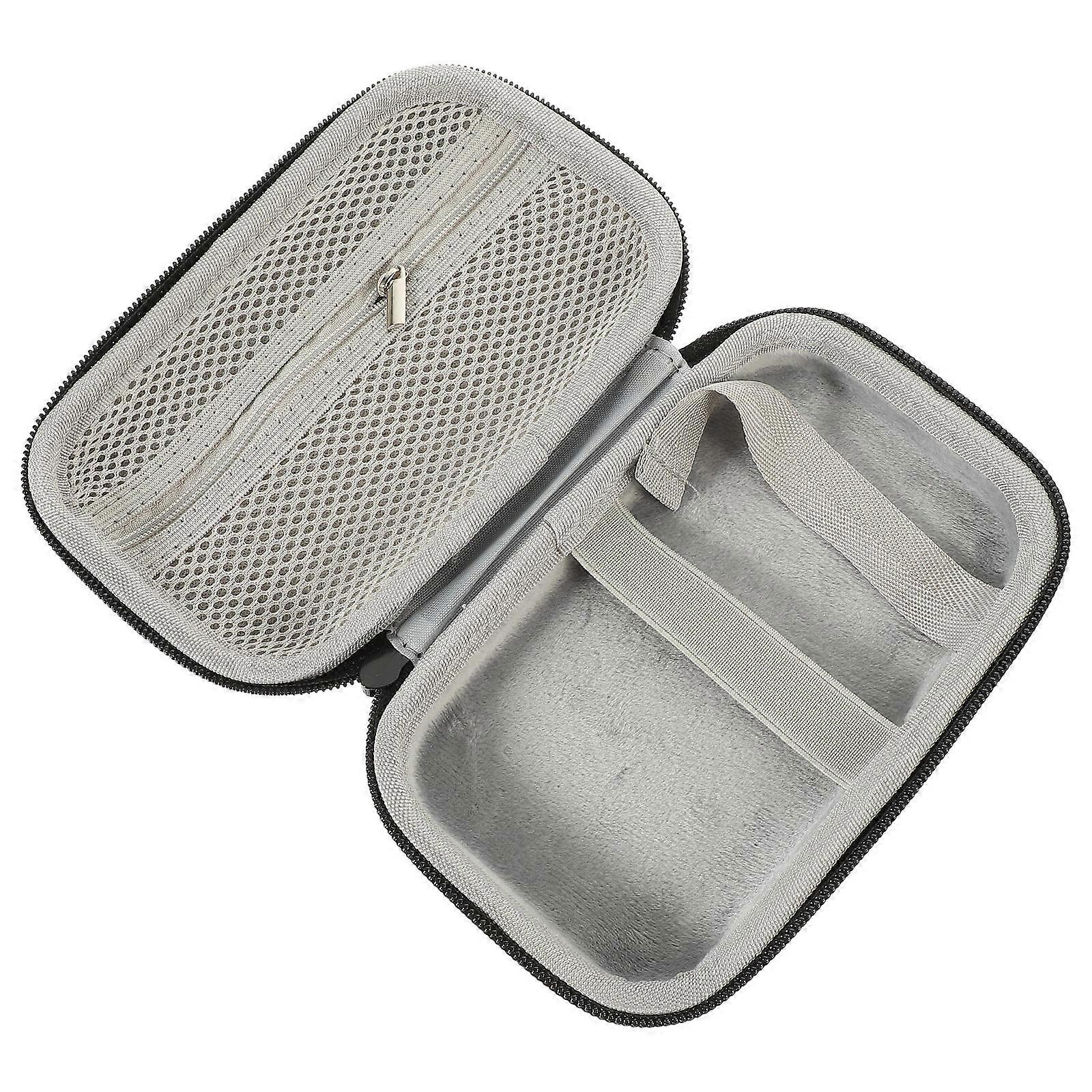Portable Mic Carrying Storage Box With Mesh Grid Design For Quick Access During Travel 1Set