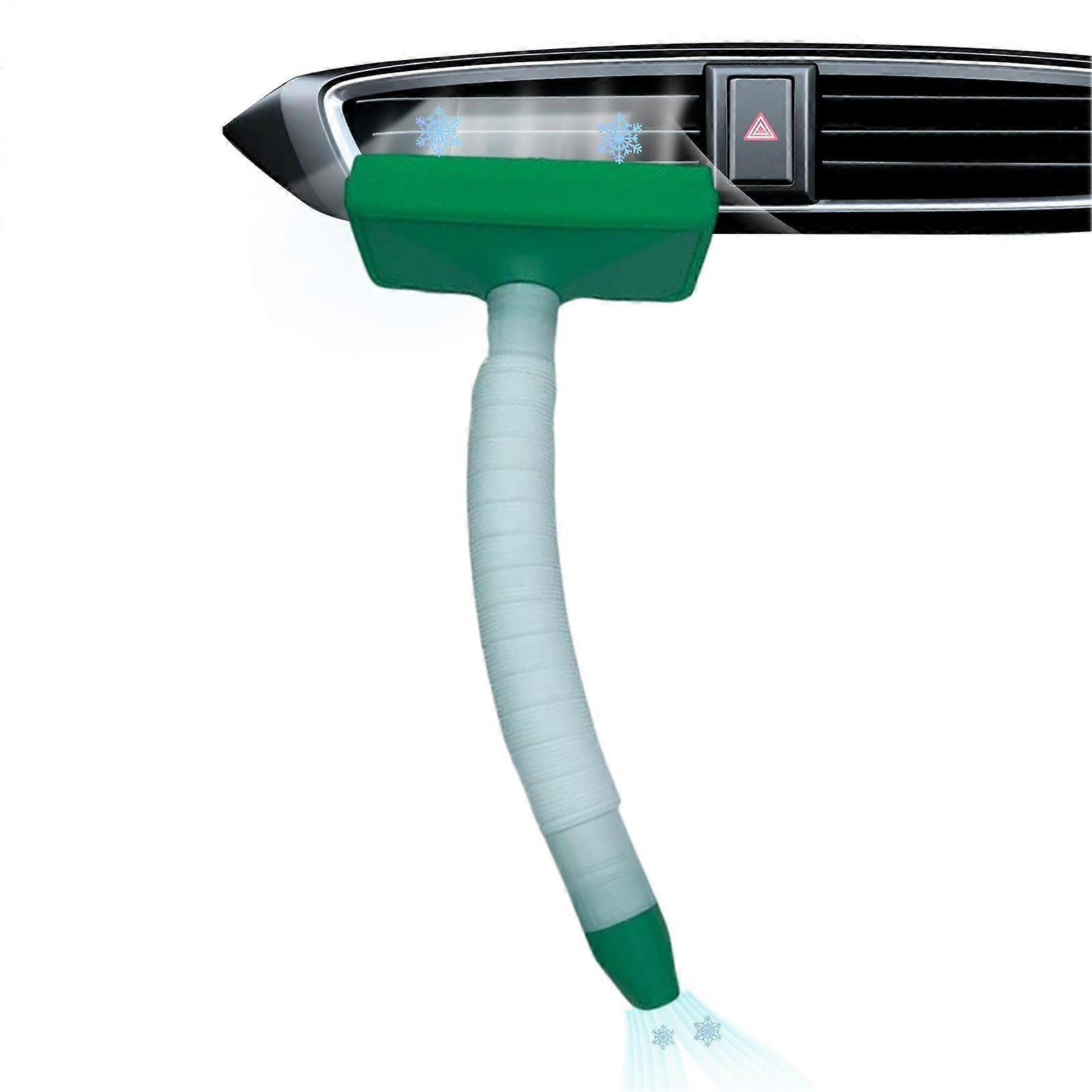 Air Conditioner Drain Hose, Auto AC Vent Extension, 1.5m Flexible White PVC Duct for HVAC Systems, Compatible with Most Models