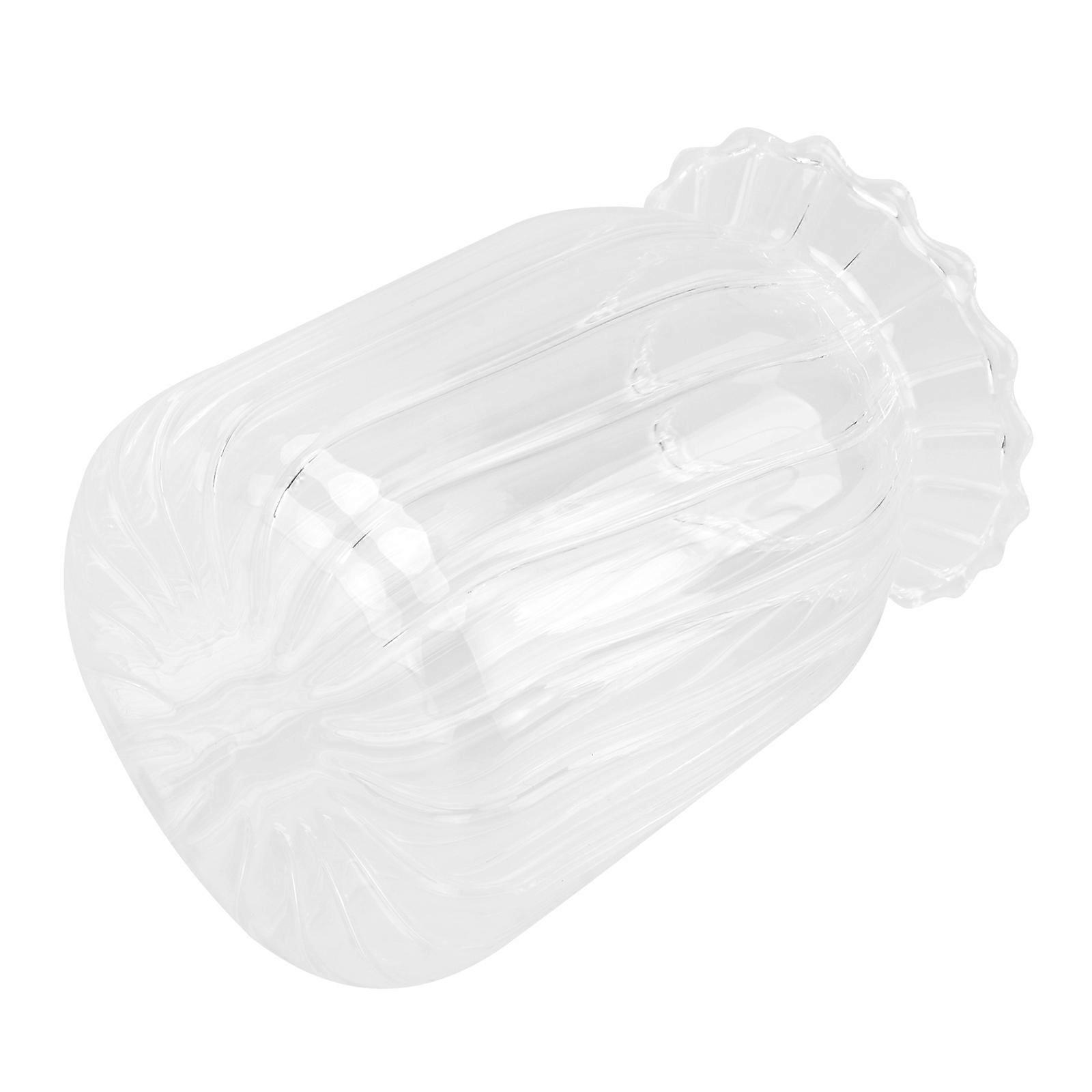 Modern Transparent Vase Fine Workmanship Home Decor 2.8X2.8X3.9In Classical Beauty 1Pc