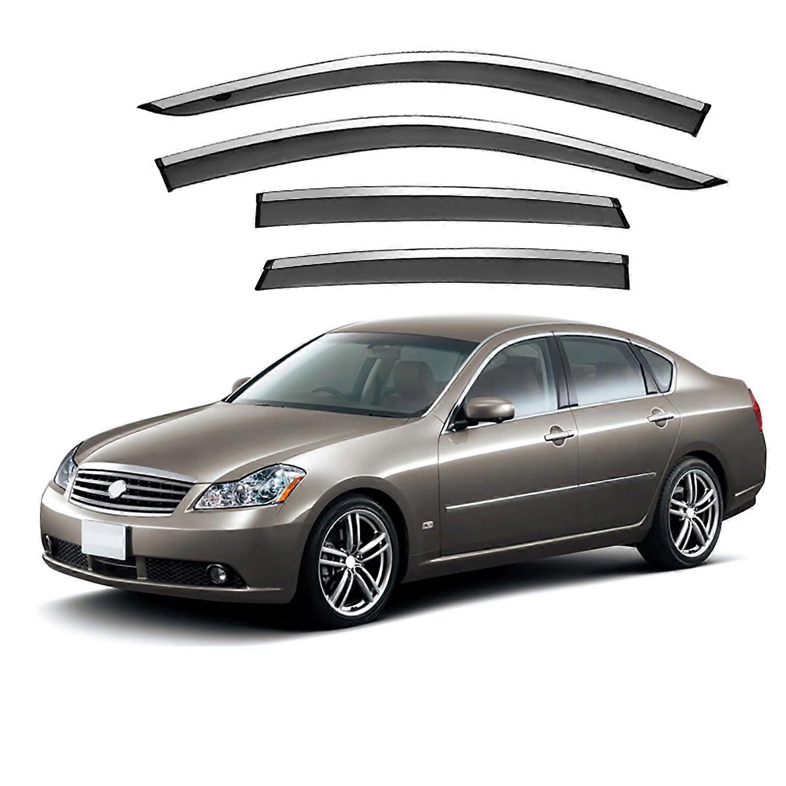 Compatible with Nissan Fuga Y50 20042008, 4pcs window rain visor, sunshade