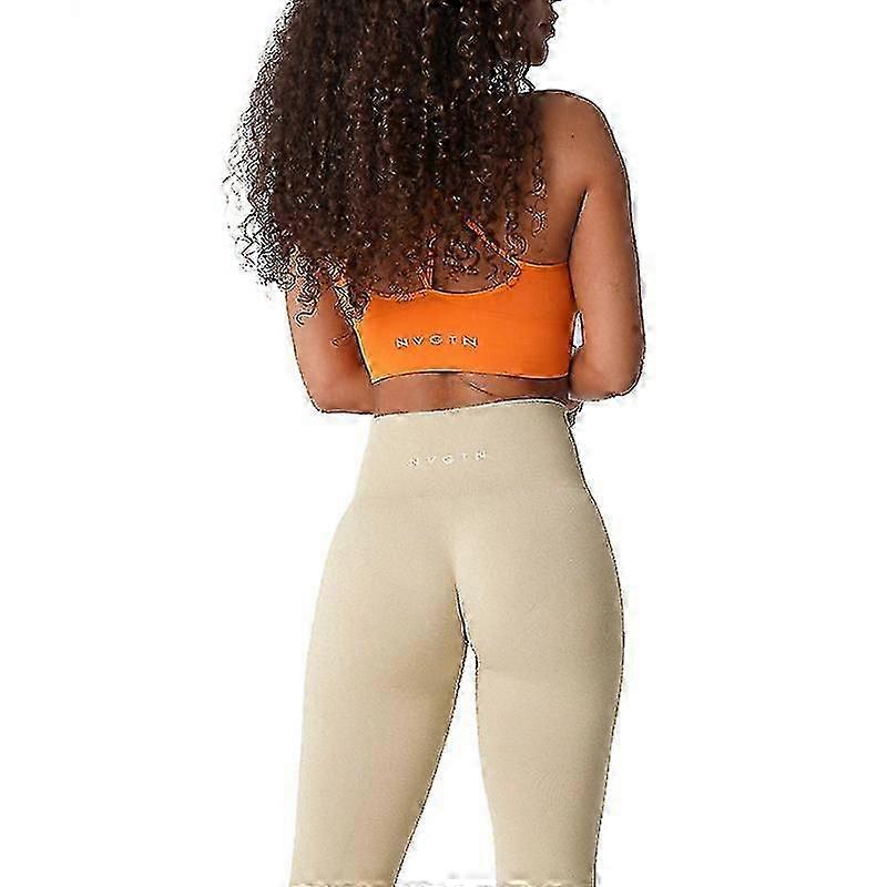 Nvgtn Seamless Κολάν Spandex Σορτς Γυναίκα Fitness Ελαστικό Αναπνέει Ανύψωση ισχίου Αναψυχή Αθλητισμός Spandex Καλσόν