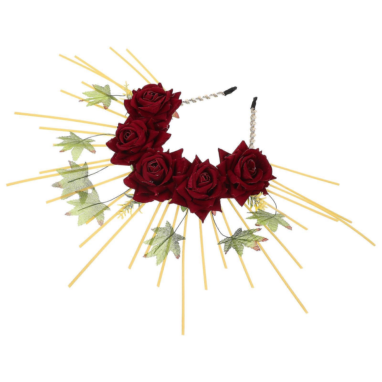 Floral Goddess Headband, Charm and Elegance for Special Occasions, Fashionable Hair Clasp