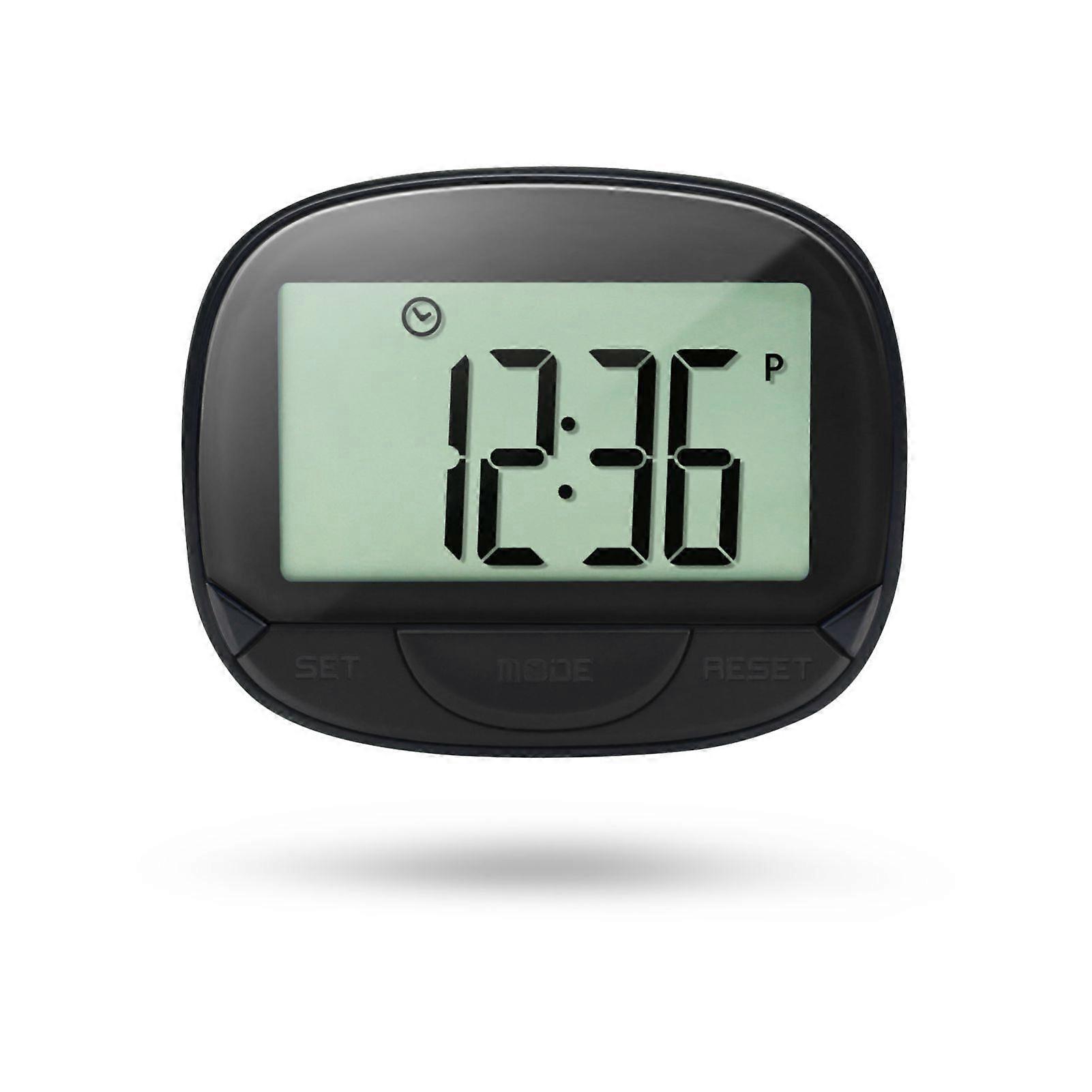 Multi-functional Step Counter 3D Pedometer with Clip for Fitness Tracker for Tracking Steps / Walking Distance / Calories Portable Fitness Monitor wit