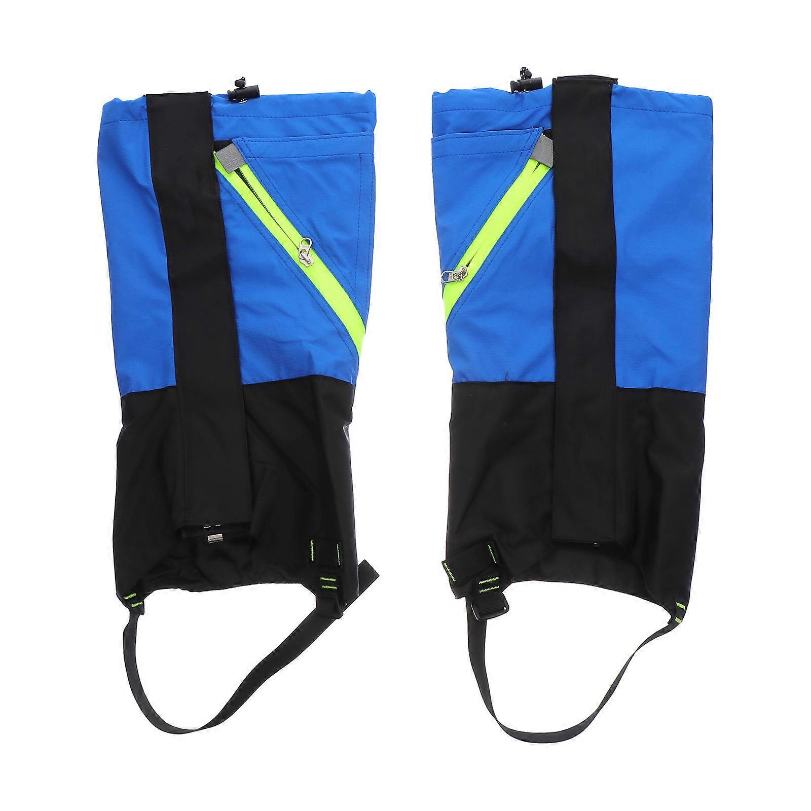 Blue Leg Protectors for Outdoor Use Made of Nylon Durable and Waterproof 1 Pair
