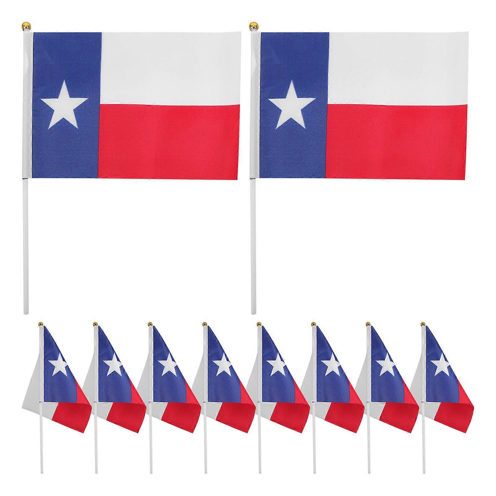 Wear-resistant British Flags For Festivals 28X21CM Handheld Flags Perfect For Parties 10Pcs