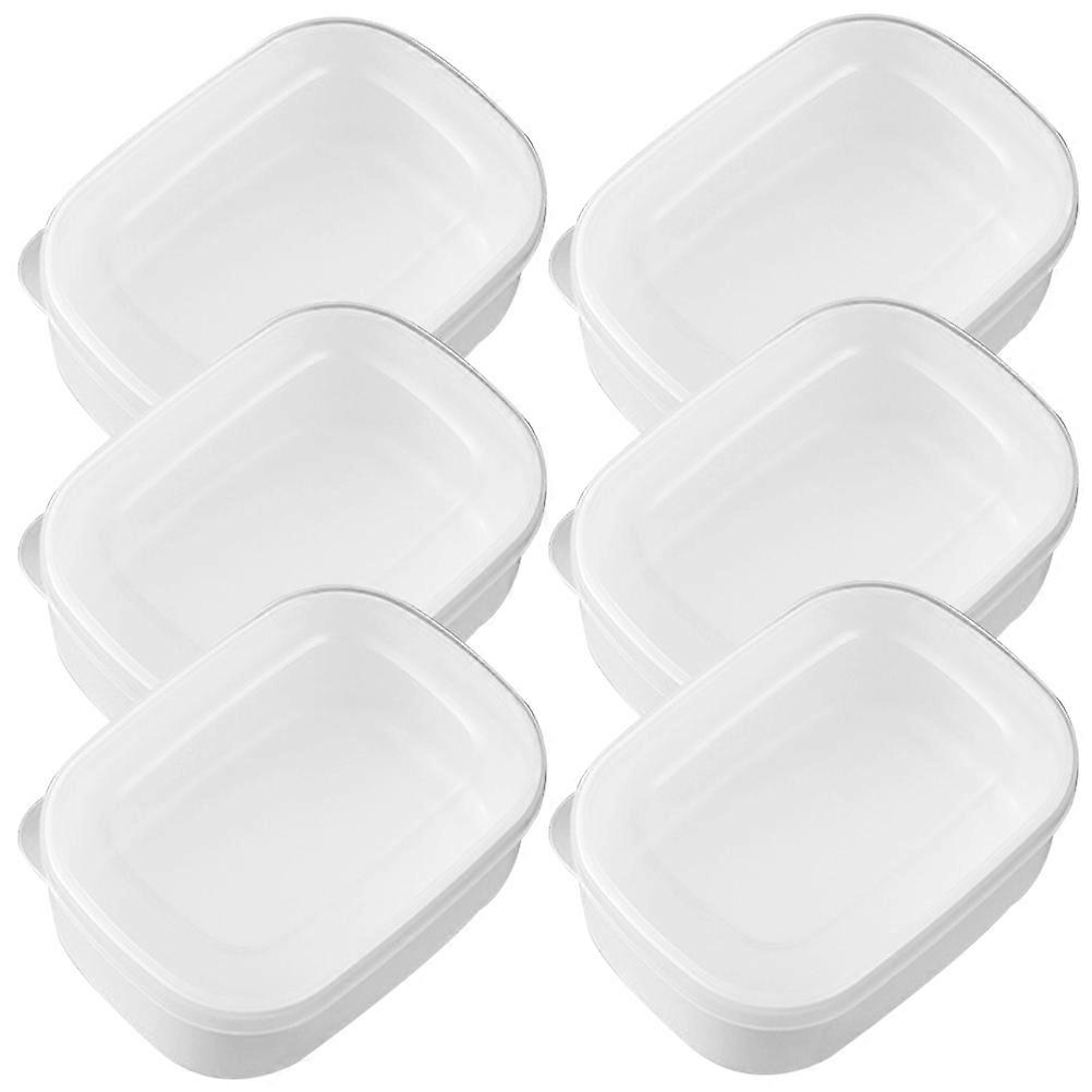 Food Storage Containers Daily Use Fridge Boxes Practical Kitchen Containers 6Pcs