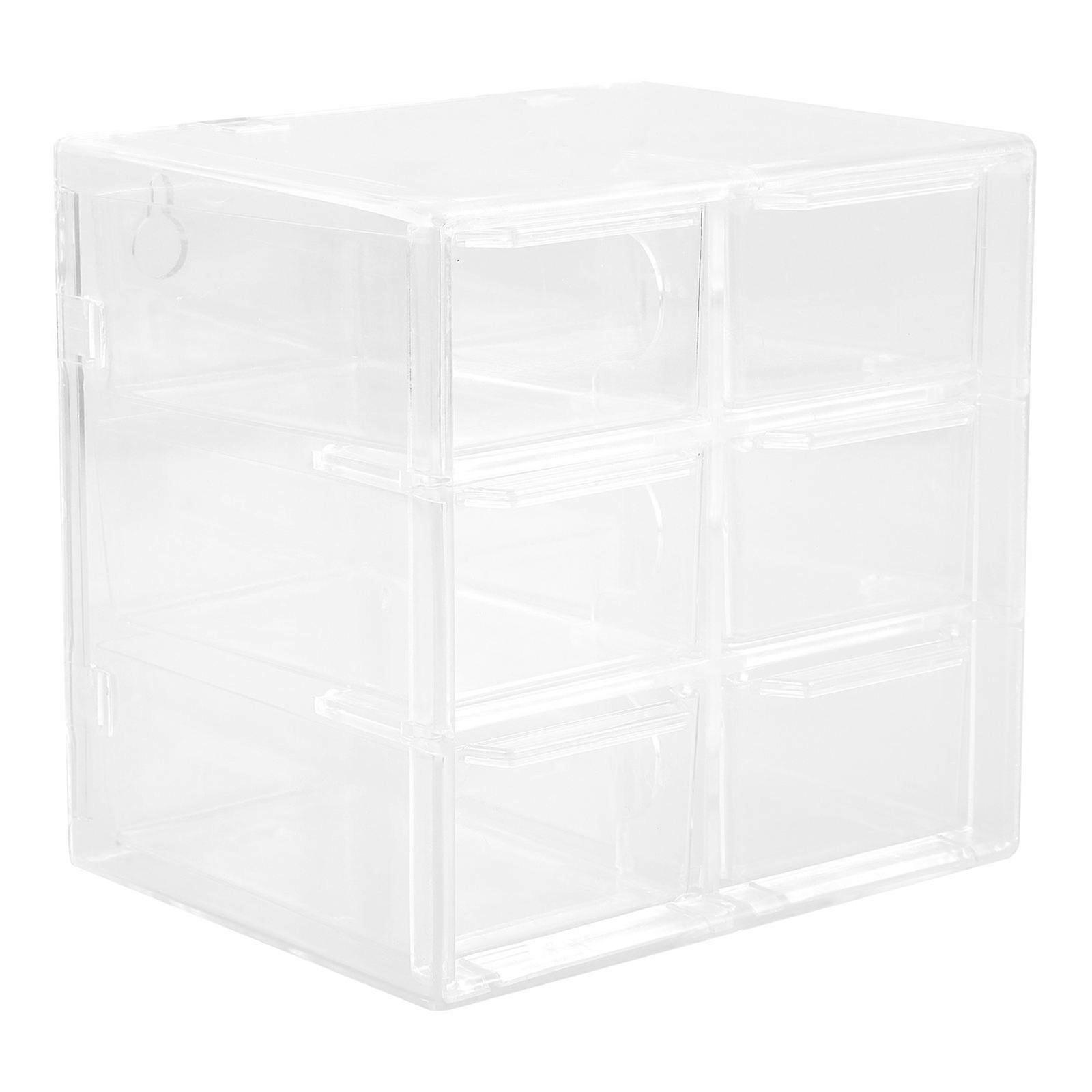 Transparent Acrylic Desktop Storage Organizer with Easy Access Compartment for Everyday Use