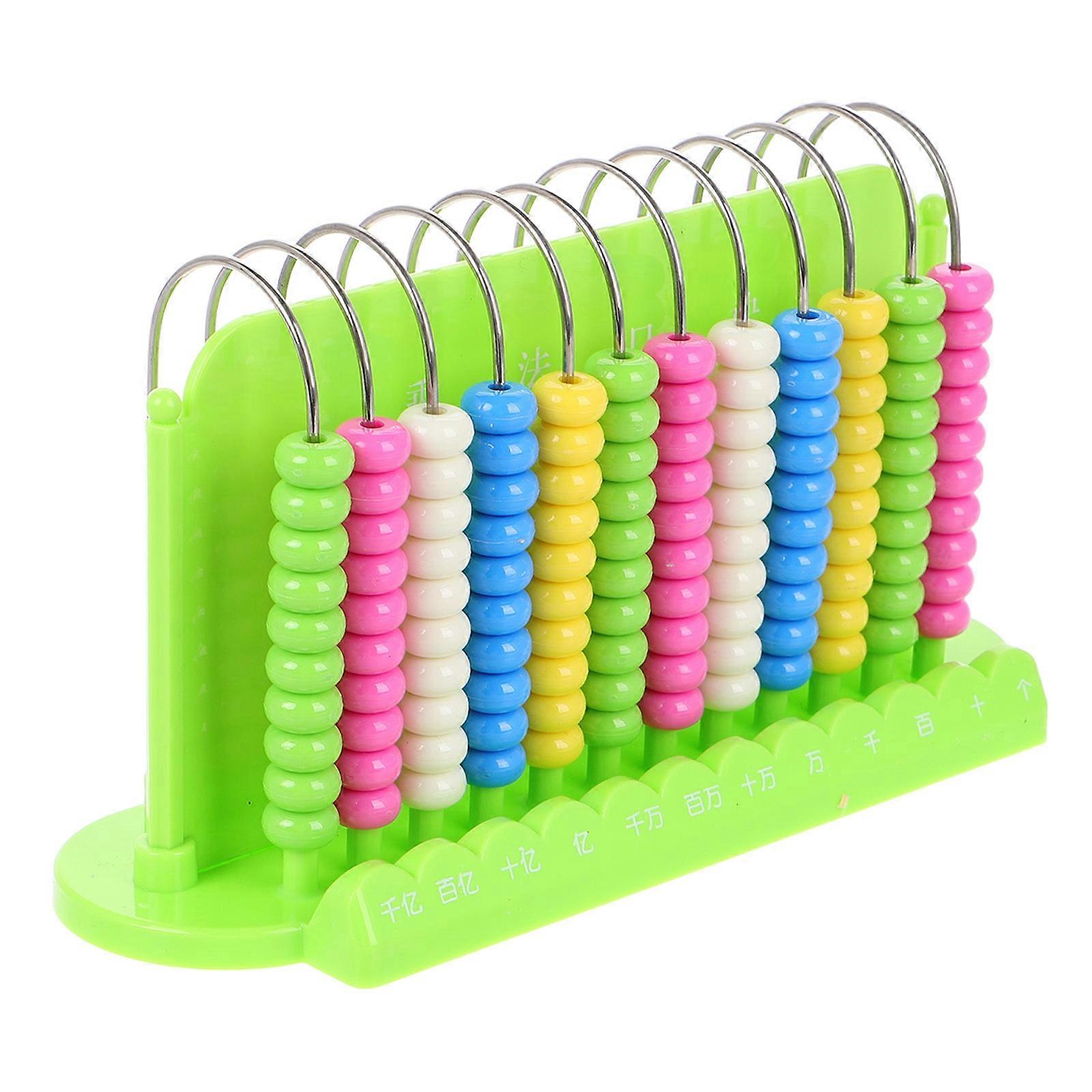 Rods Abacus Safe Counting Tool Math Learning Educational Arithmetic Frame For Kids