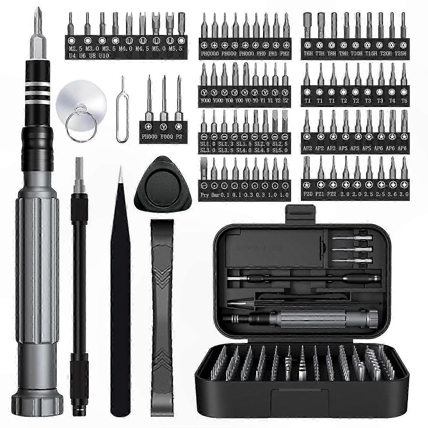 150-Piece Durable Screwdriver Set for Precision Tasks, Versatile Tool Kit