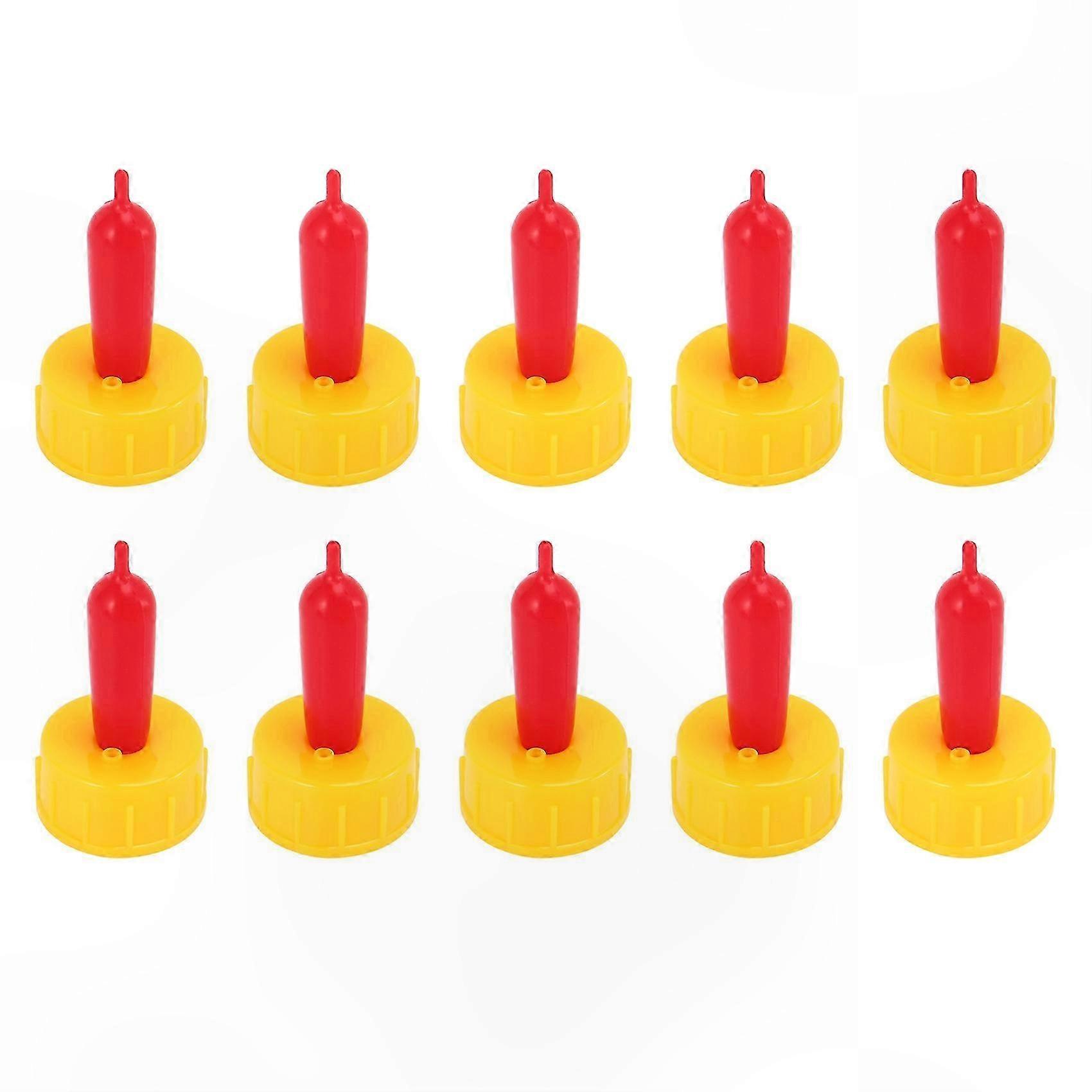 10-Pack Silicone Nipple Pacifiers for Lamb, Sheep, Puppy, Dog, Foal, Calf Feeding Accessory