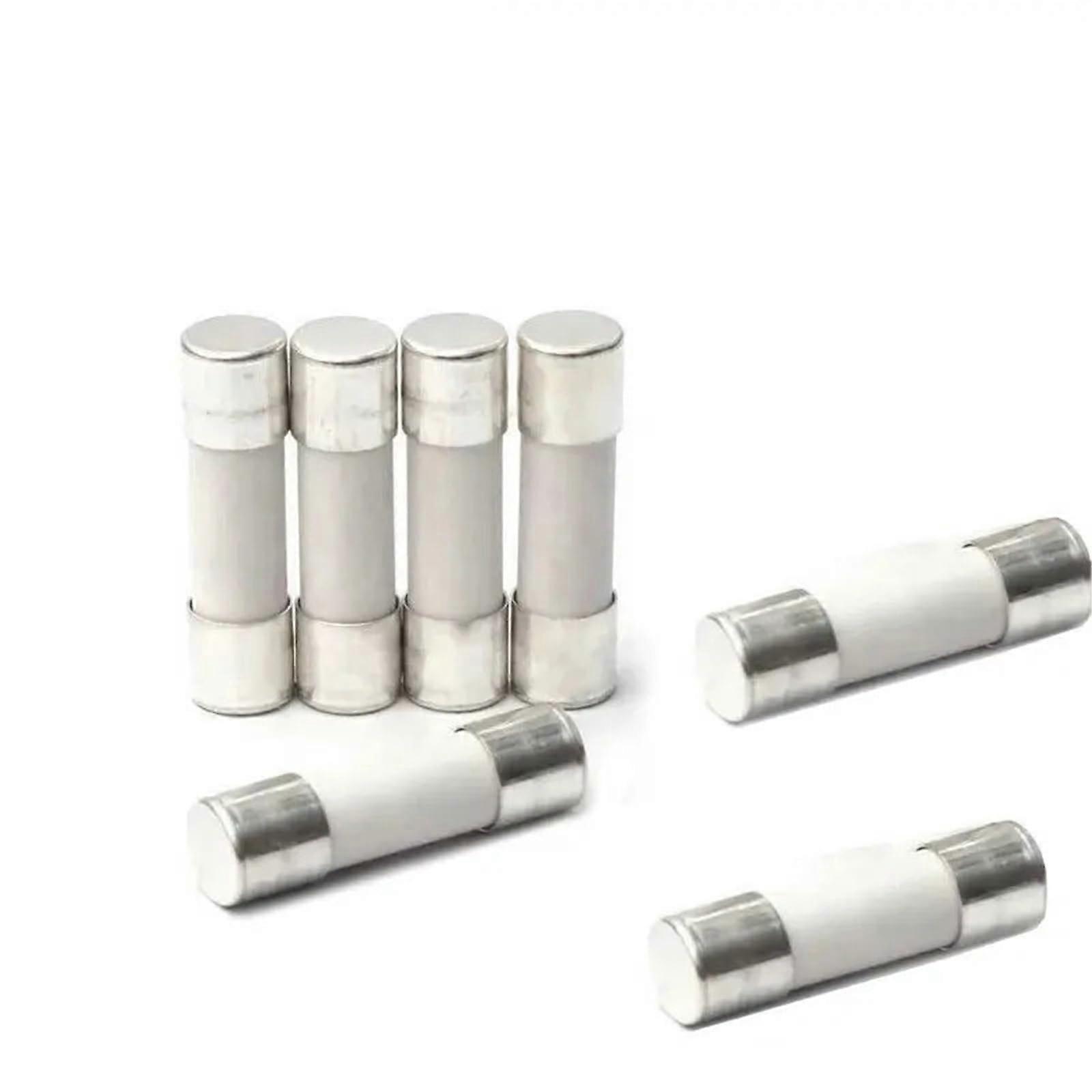 Ceramic Fast Blow Fuse 6x30mm 0.5A 250V for Electronics and Appliances, Pack of 10