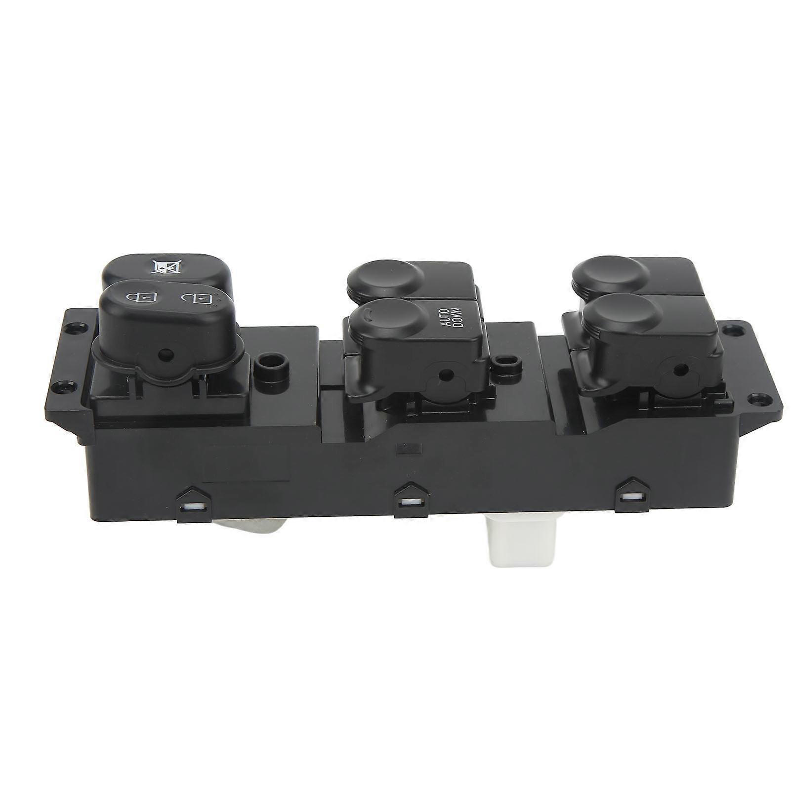 Electric Window Switch Left Door Black Compatible with ACCENT 2010 to 2014 Models