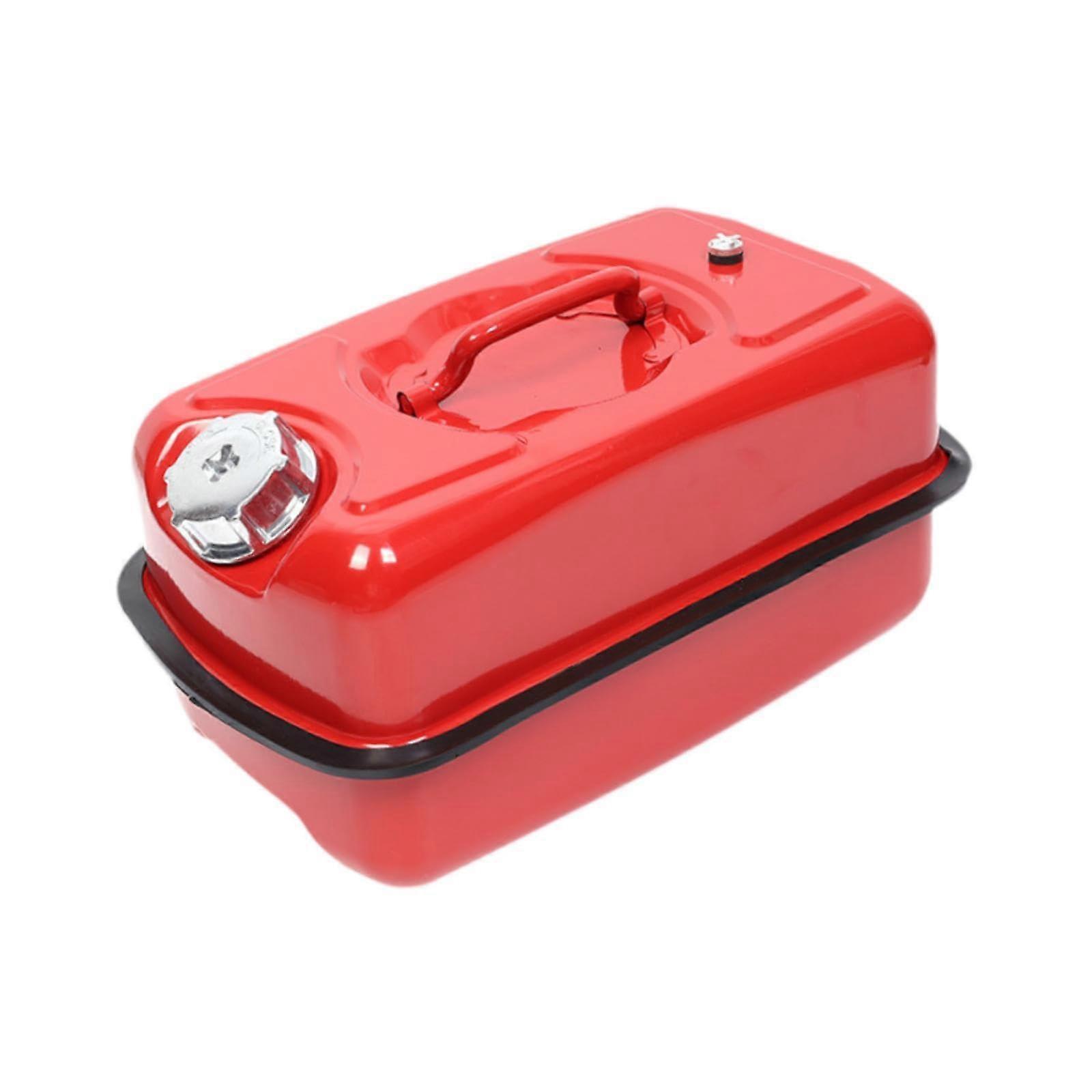 Fuel Can Portable Oil Storage Barrel Good Seal for Emergency Plate Red Versatile Practical Oil Drum 10L