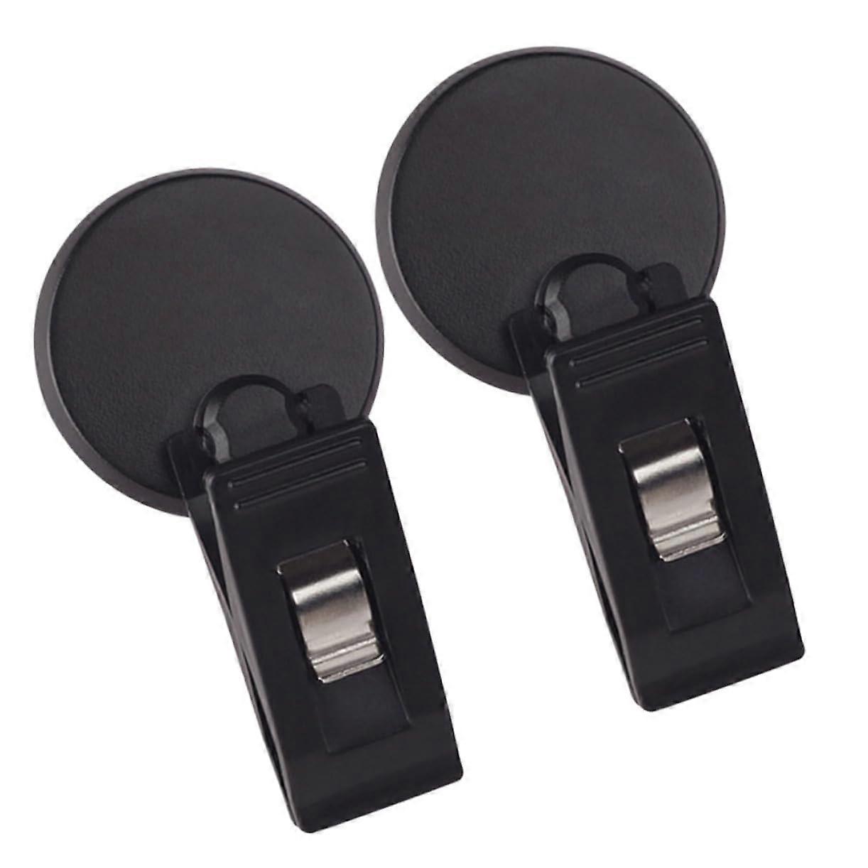 2-Pack Self-Adhesive Car Organizer Clips for Tickets, Receipts, and Access Cards - Vehicle Interior Storage Solution