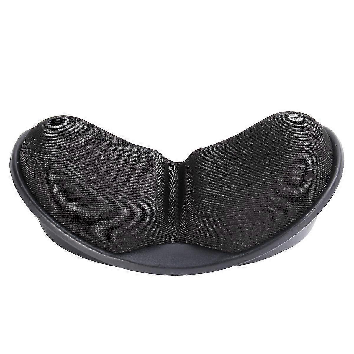 Black Computer Wrist Pad 12.8x7cm - Wrist Support for Office Work (1 Pcs)