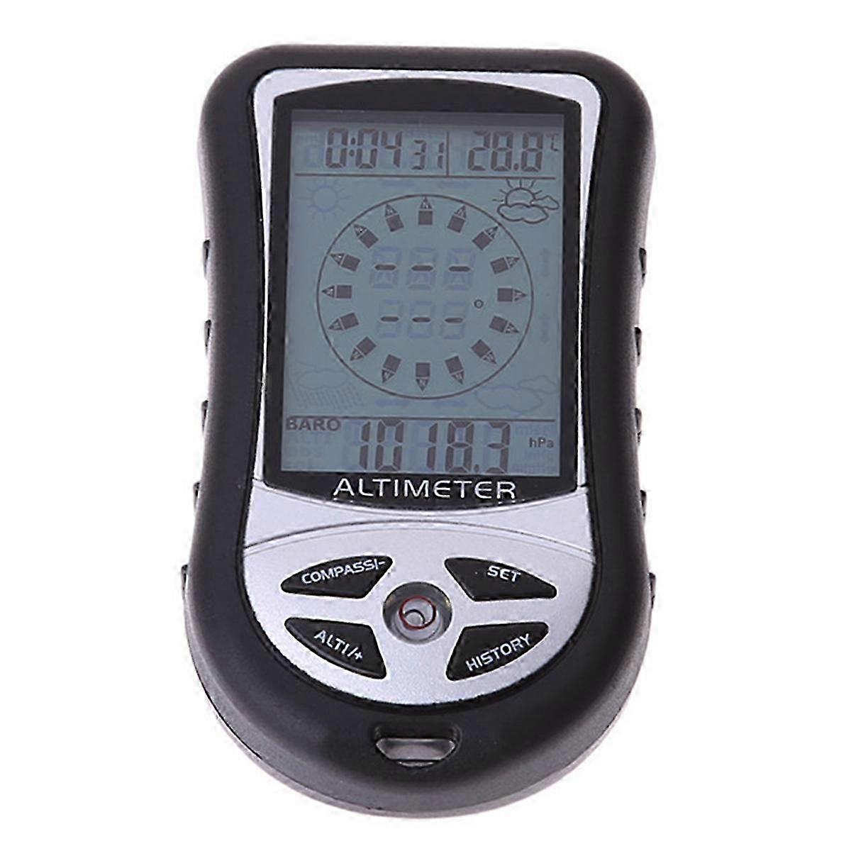 Portable Altitude Meter with Multi-Function for Mountain Climbing: Altimeter, Barometer in One Device