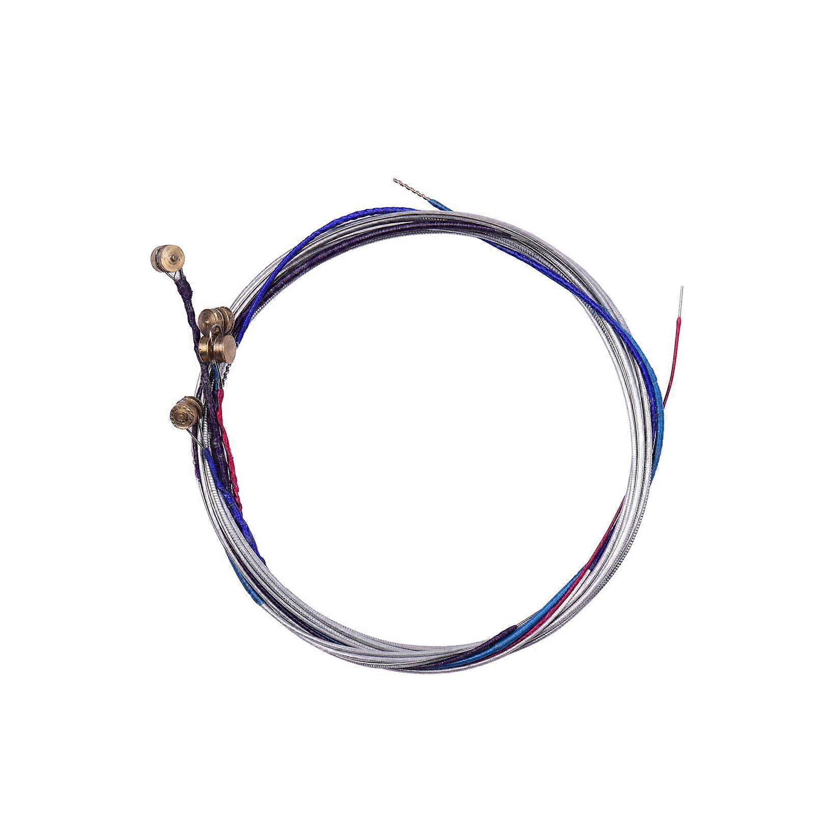 Violin Shoulder Rest Mute Strings Set Violin Part Replacement Kit for 3/4 4/4 Violins