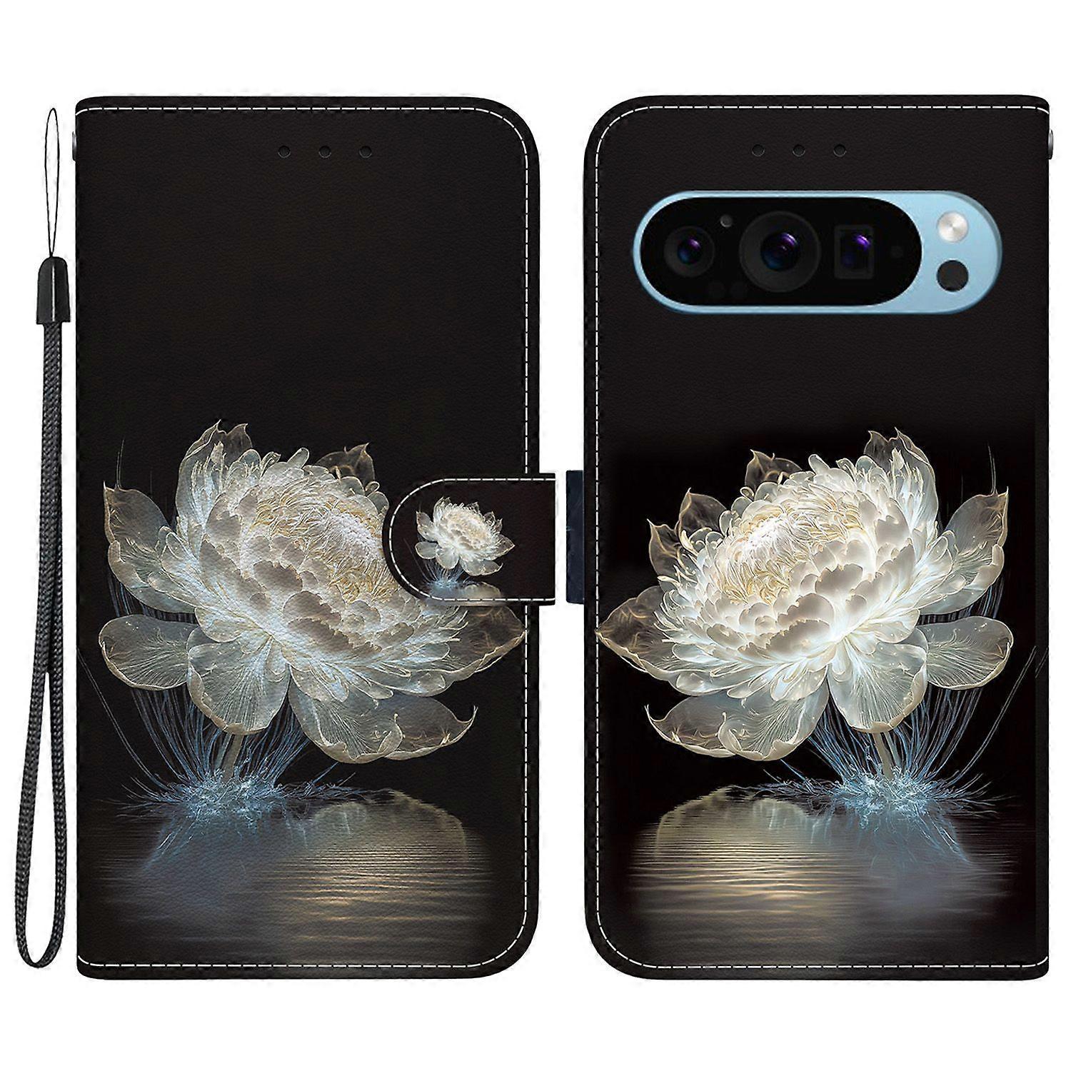 For Google Pixel 9 Pro XL Case PU Leather Wallet Design Pattern Printing Phone Cover