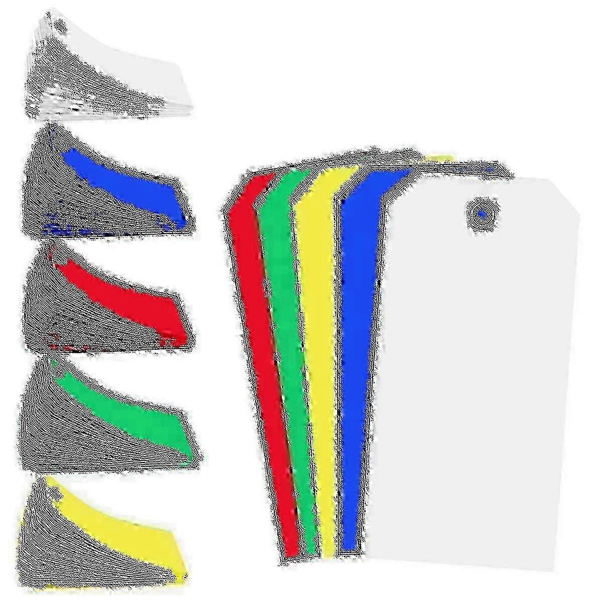 Waterproof  Colorful Plastic Blank Hang Tags