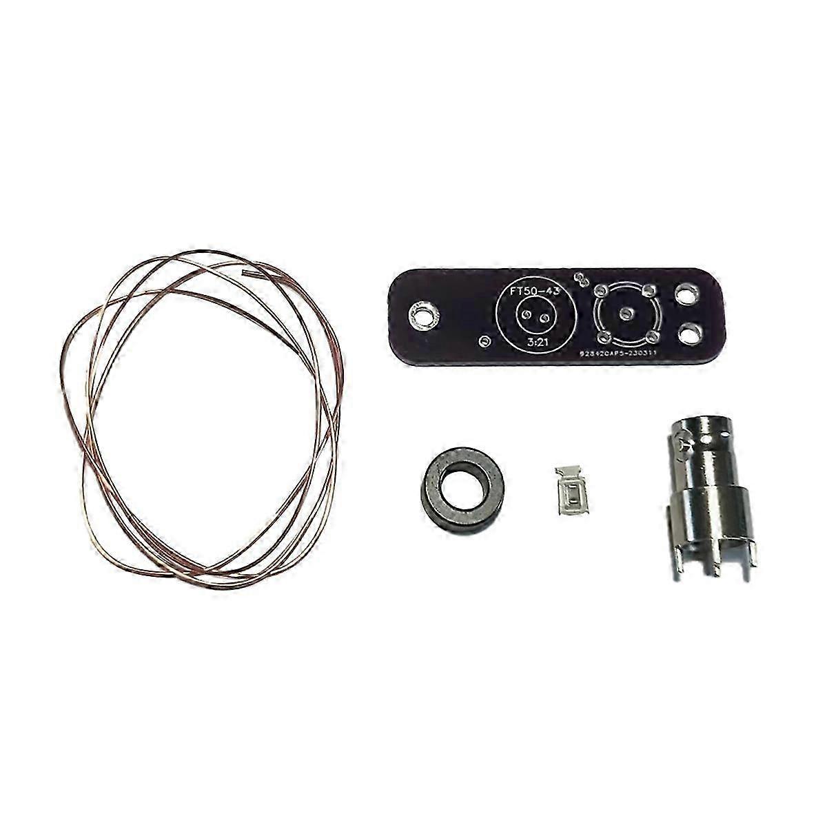 49:1 End Feed Barron Shortwave Antenna Kit with EFHW for Four-Band DIY Use Qrp 5W Power