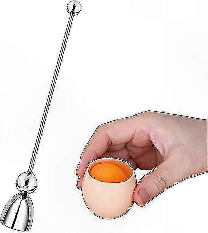 Stainless Steel Egg Shell Cutter, Durable Kitchen Tool for Soft-Boiled Eggs, 1pc Silver Egg Opener