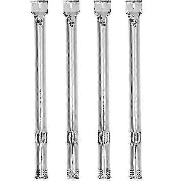 4 stk rustfritt stål grillbrennerrør Grill-element erstatninger gass