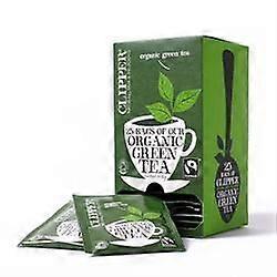 Clipper Fairtrade Organic Green Tea 25 Envelopes - 4 Pack