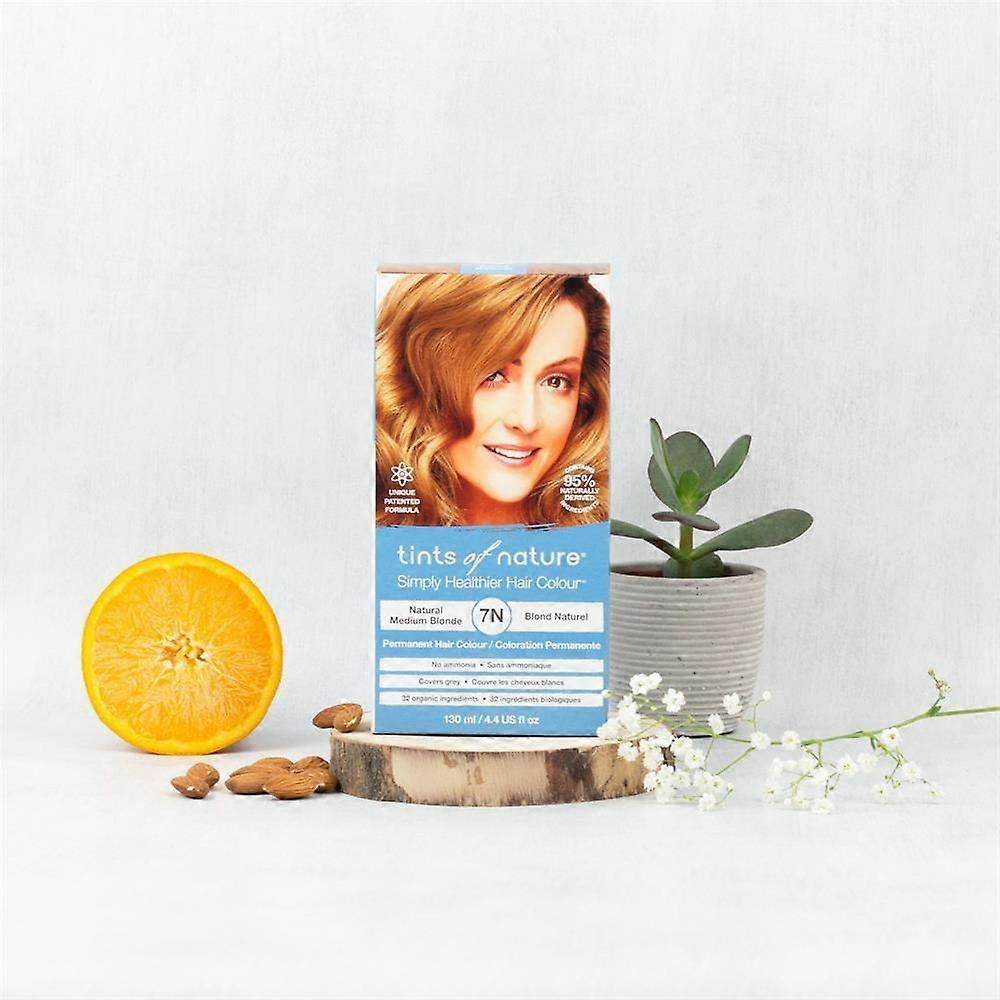 Tints of Nature 7N Natural Medium Blonde 130ml - 3 Pack