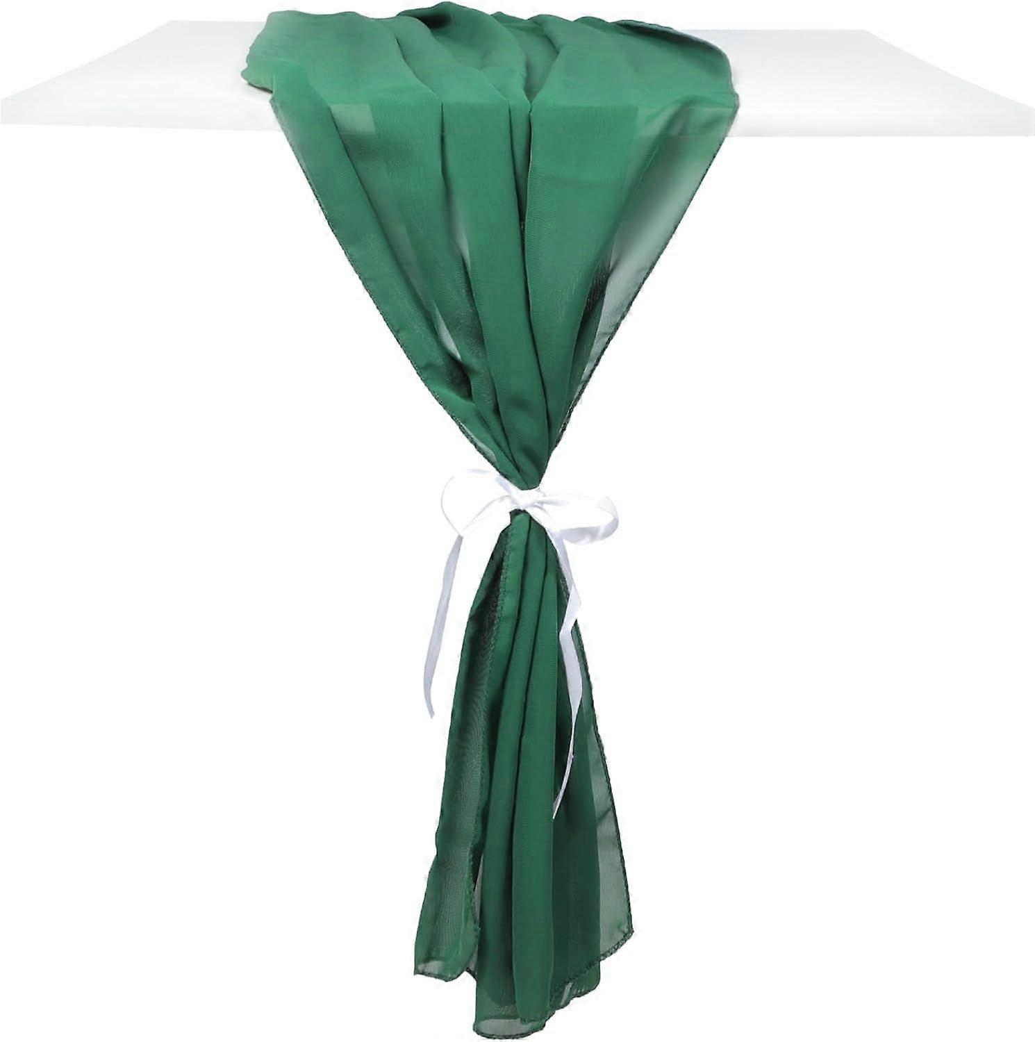 Elegant Dining Table Runner Rustic Chiffon Runner Perfect Home Decor for Wedding