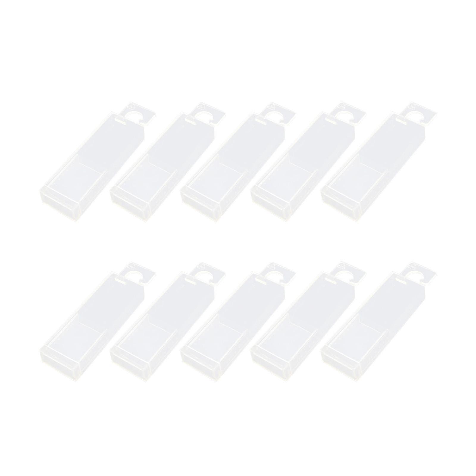 Drill Storage Box, 10 Pieces Telescopic Twist Tool Box with Adjustable Compartments