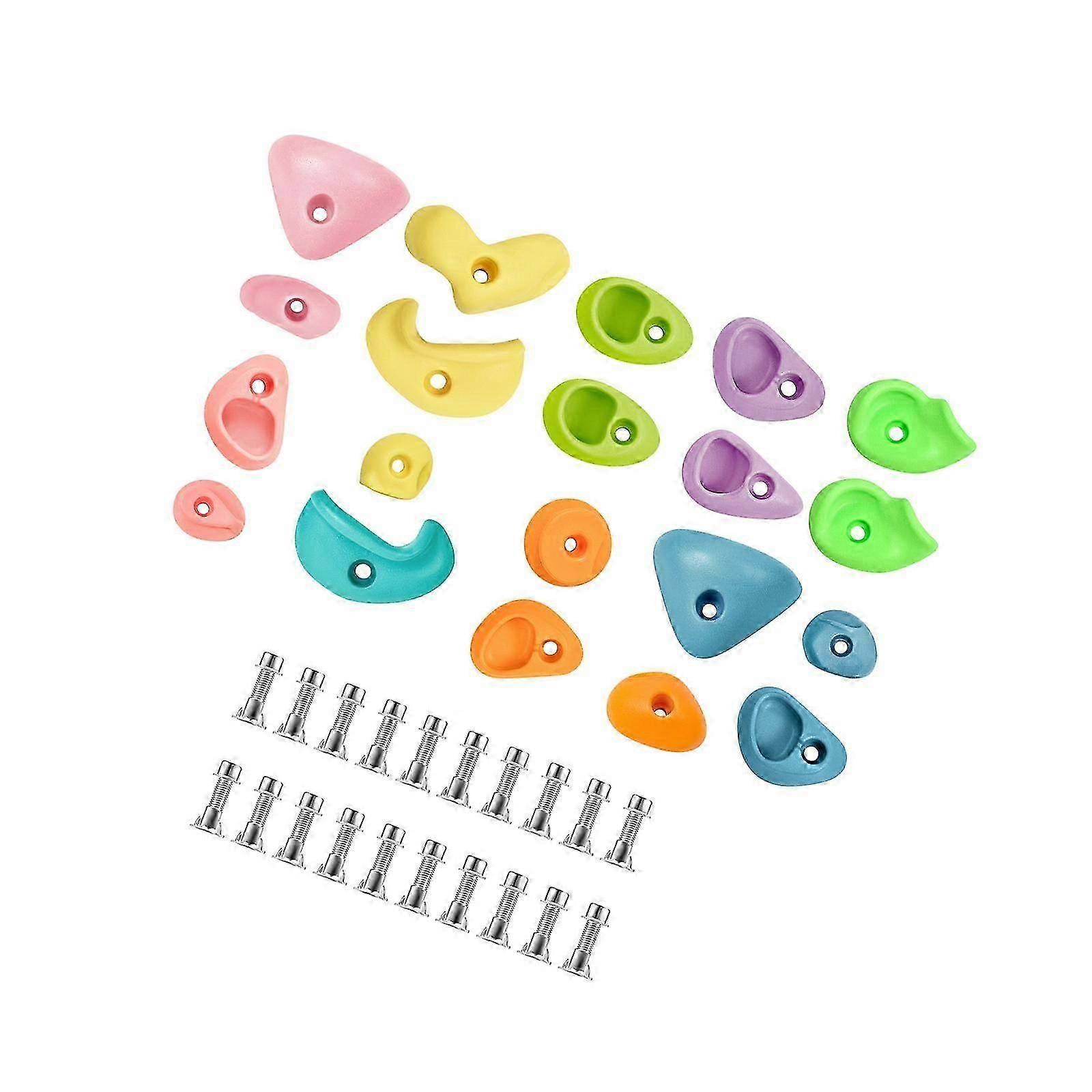 Kaya Duvarı Arka Bahçe Kaya Tırmanma Duvarı Spor Salonu için Kaya Duvarı Tırmanma Kiti Tutar