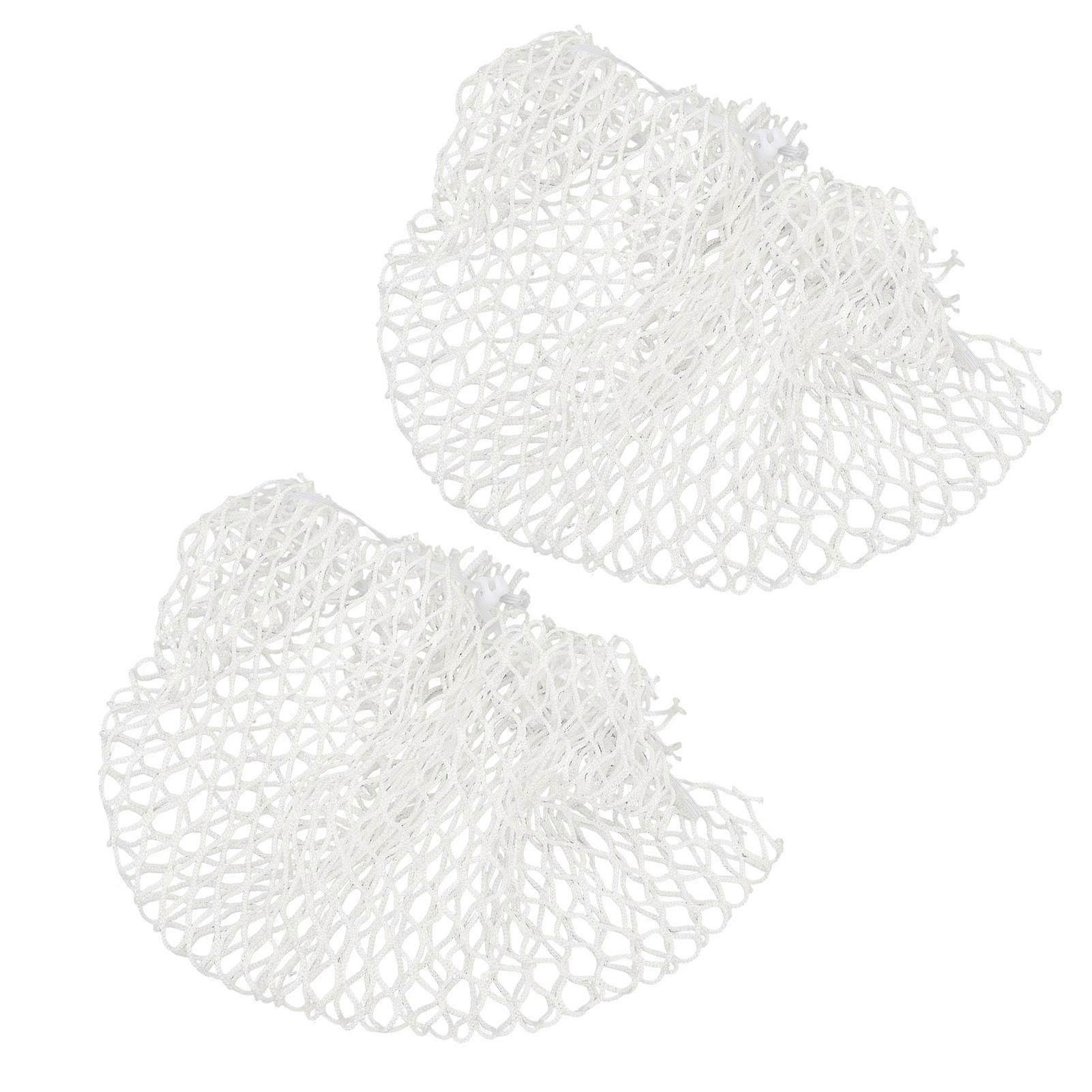 2Pcs Aquarium Screen Net 45x24cm Clear Elastic Nylon Mesh Cover