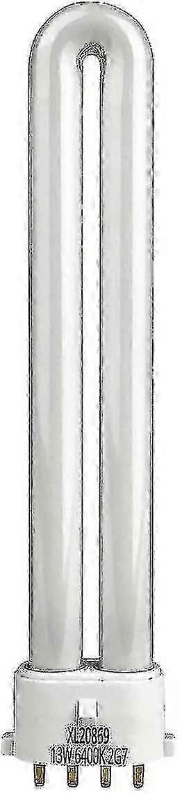 13W CFL Daylight Replacement Bulb,4 Pin,2G7 Base,6400K