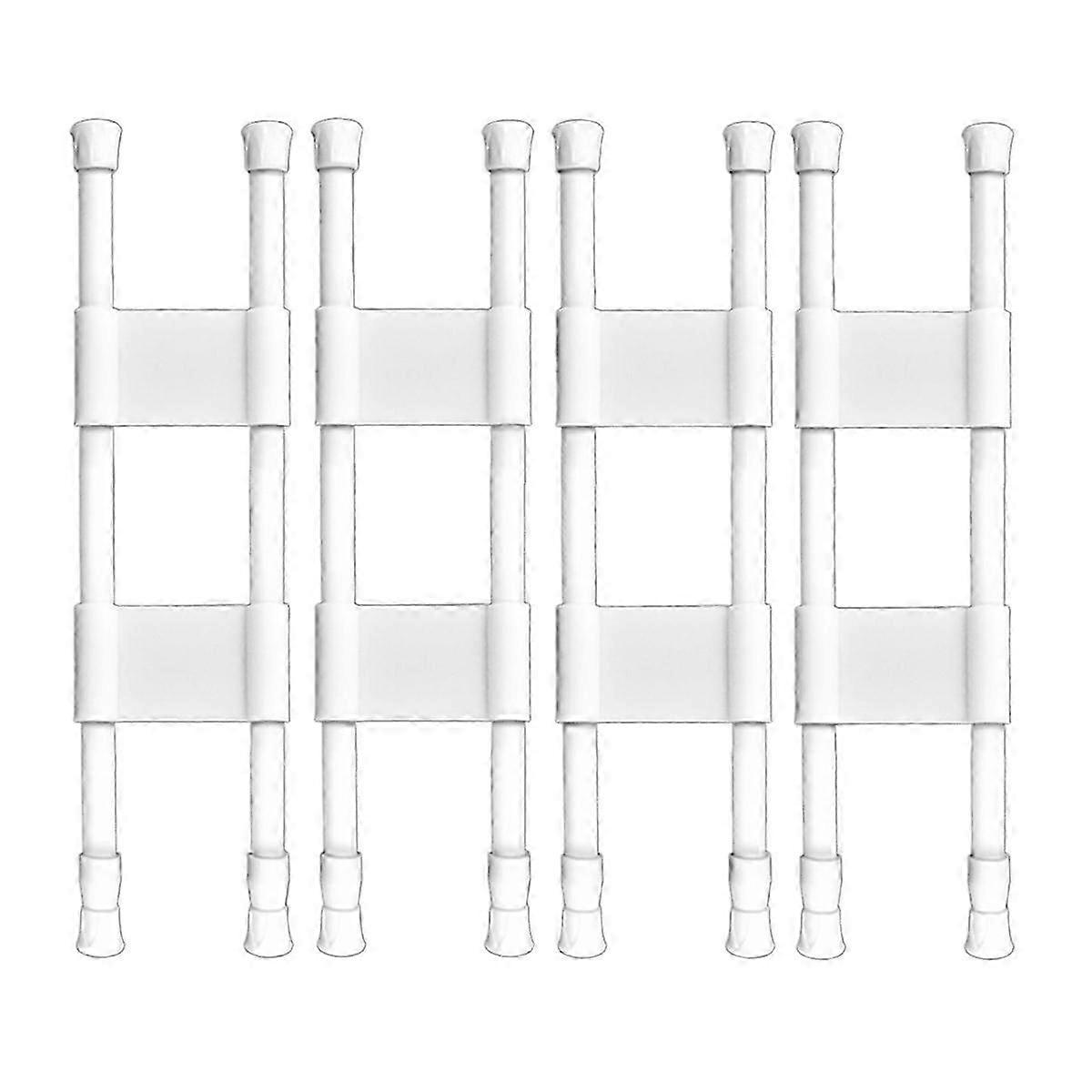 4 pcs Double RV Refrigerator Bars Adjustable Fridge Tension Rods