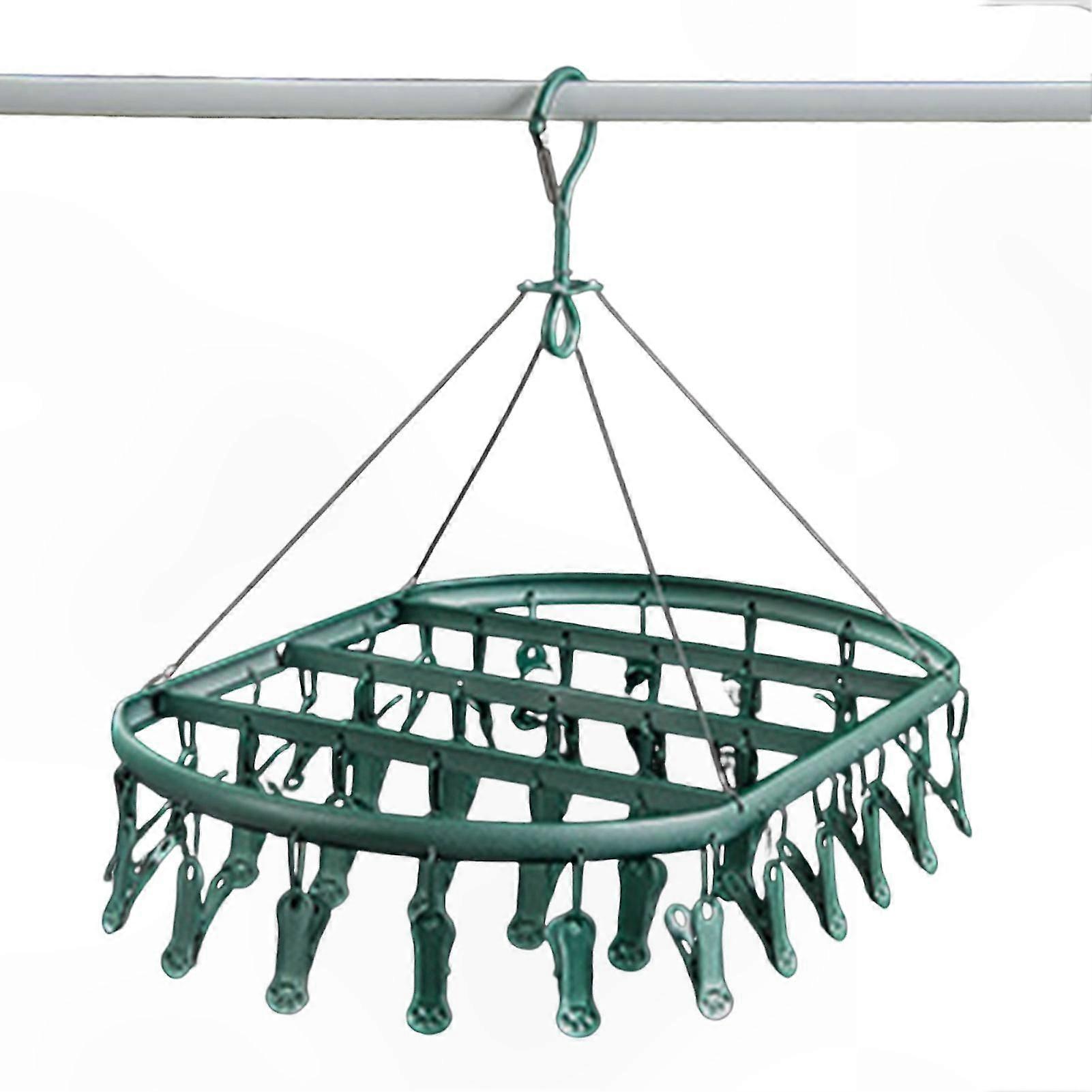Durable Round Hanging Dryer Rack for Home, Dorm, and Travel Use