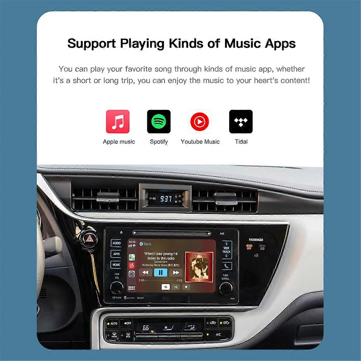 Wireless Carplay Android Auto Decoder for Touch 2 Entune 2 System 