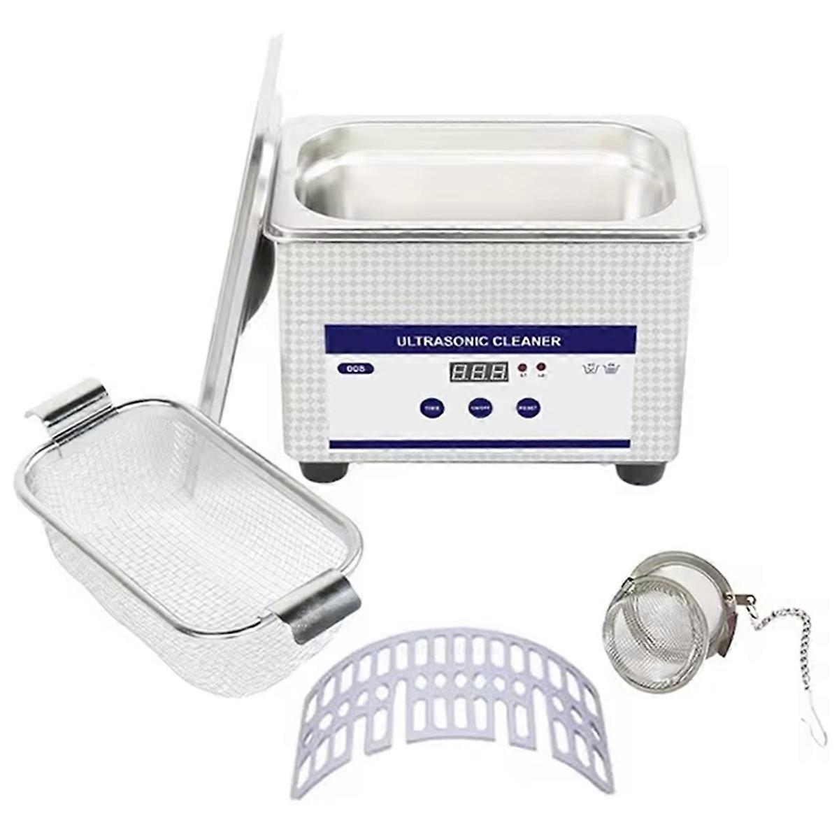 High-Power Ultrasonic Cleaning Machine Laboratory Small Cleaning Machine Hardware Oil Removal and Rust Removal EU Plug