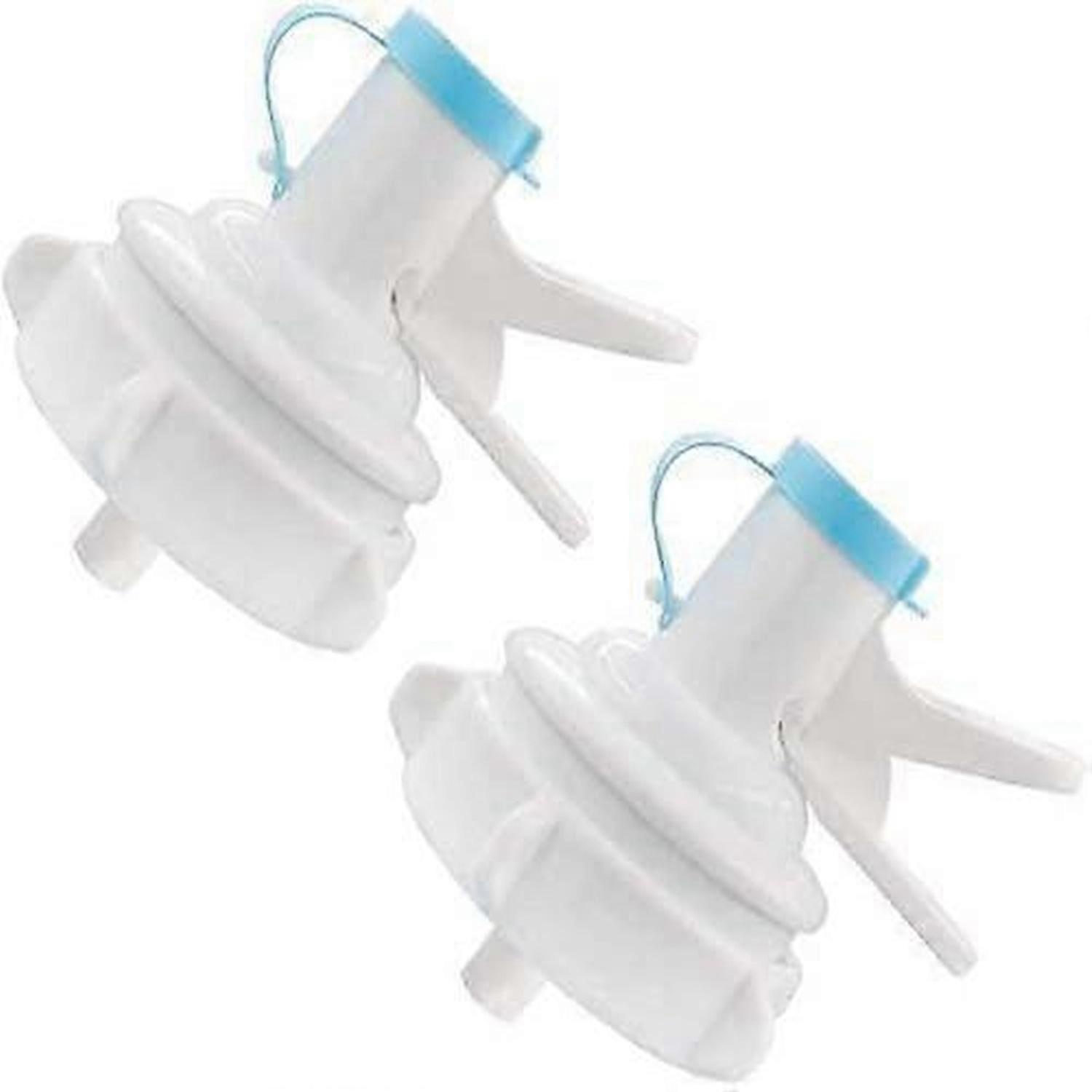 2 Pcs Water Jug Dispenser Valve Water Jug Cap Bottle Spout Reusable Plastic Spigot Faucet for 55mm Non Threaded Crown Top Drinking Bottle