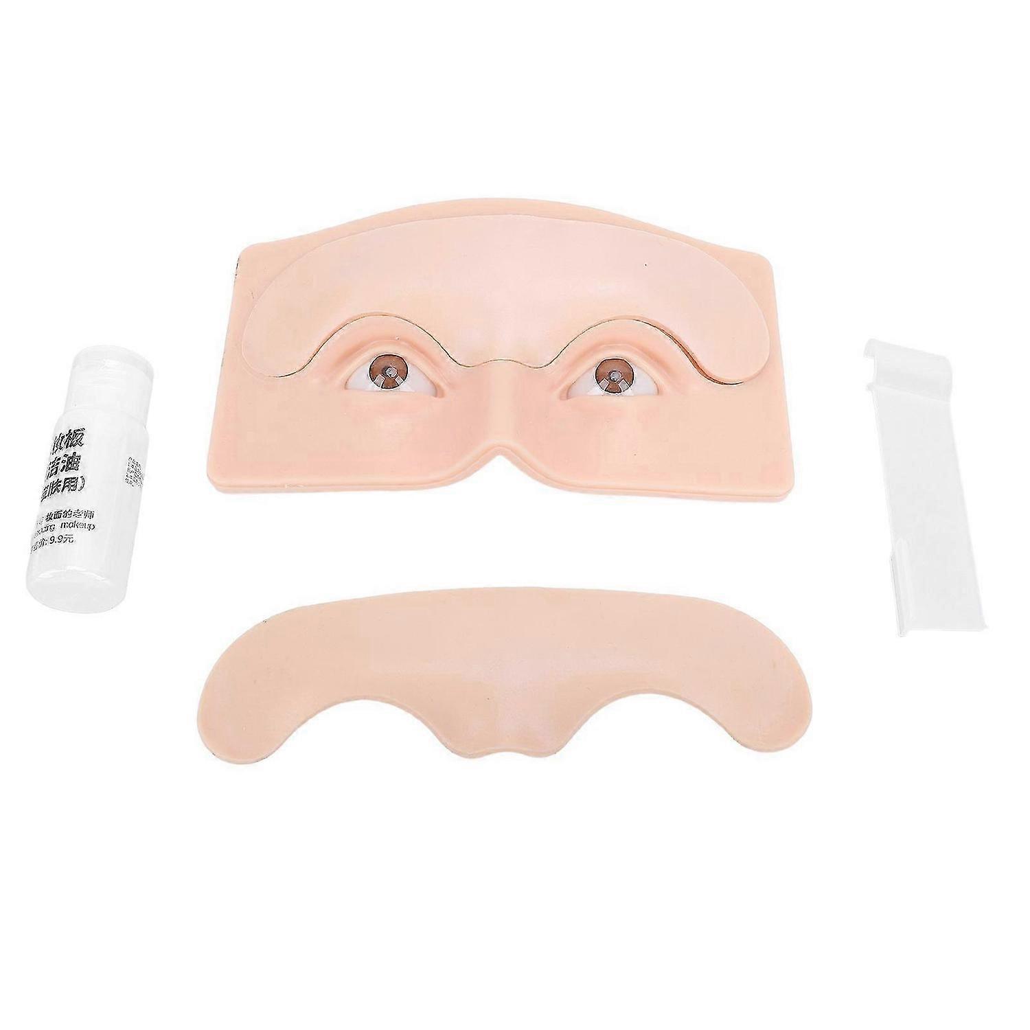 2025 Latest Model 5D Replaceable Eyebrow Tattoo Practice Face Eyeliner Model P...